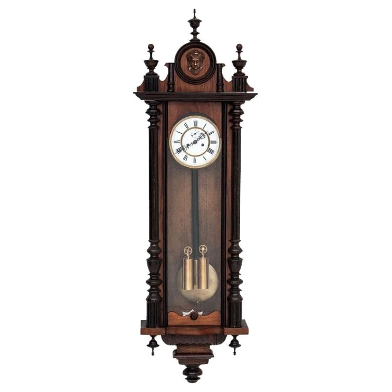 Reloj de pared antiguo, finales del siglo XIX