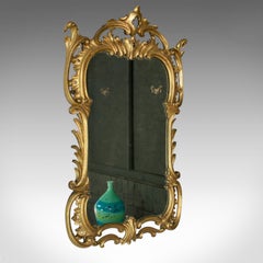 Antique Wall Mirror, English, Victorian, Gilt Gesso, Classical Taste, circa 1890
