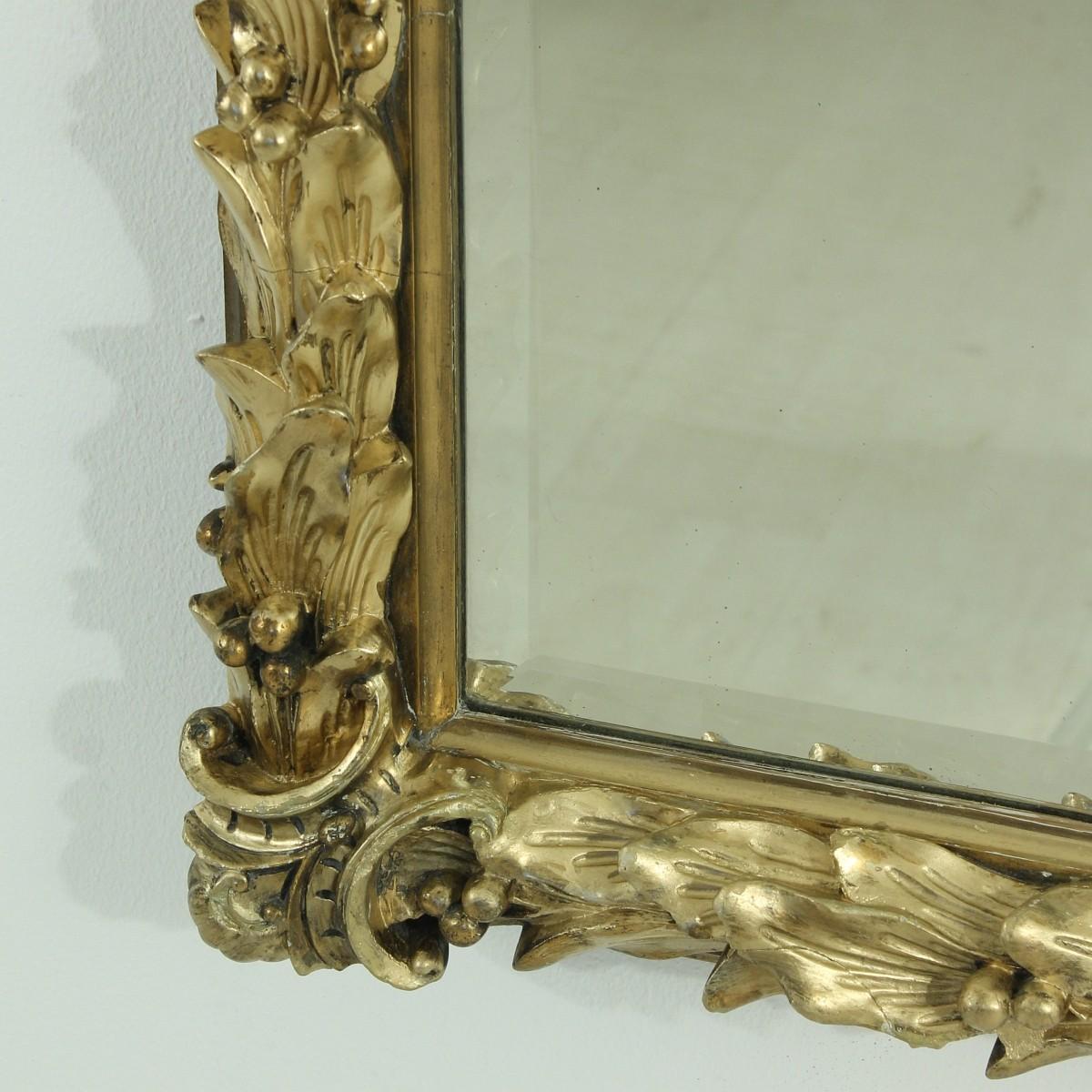 Early 20th Century Antique Wall Mirror For Sale
