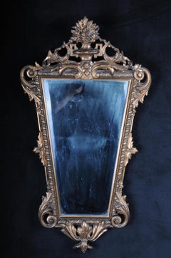 Antique Wall Mirror Gilded, circa 1880