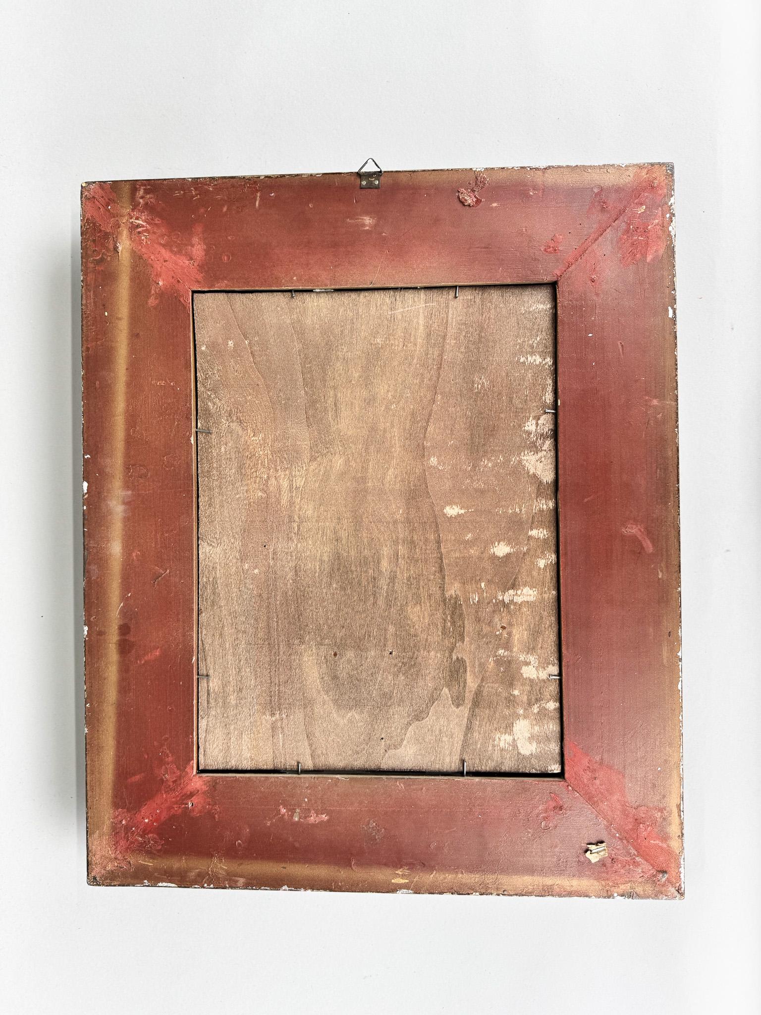 Miroir mural ancien avec facettes, France Bon état - En vente à Praha, CZ
