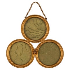 Antique Wall Picture Frame, Hanging Photo Frame, France, Circa 1860, 5 x 5 cm