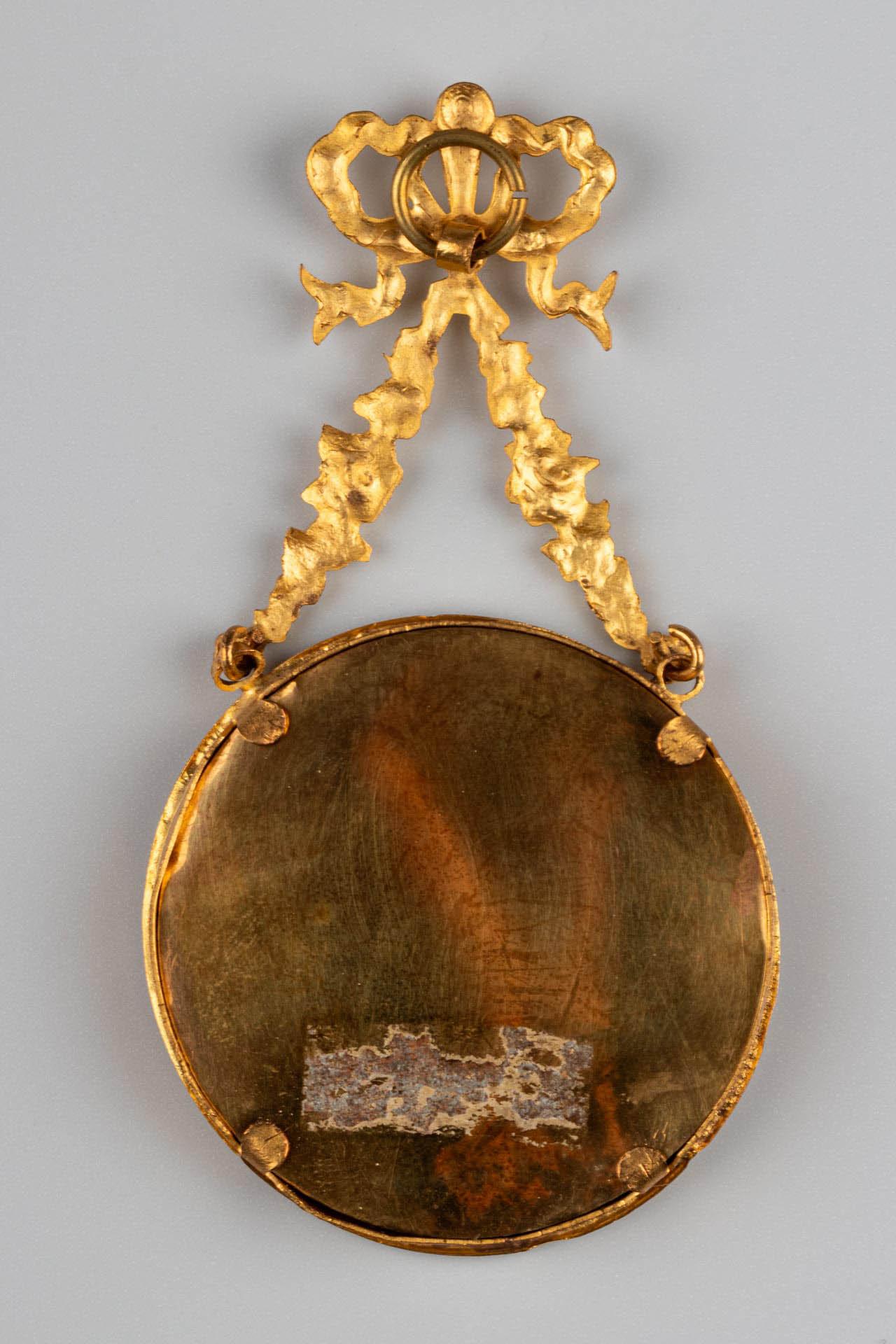 19th Century Antique Wall Picture Frame, Louis XVI. Style, Hanging Photo, France, 5 x 5 cm For Sale