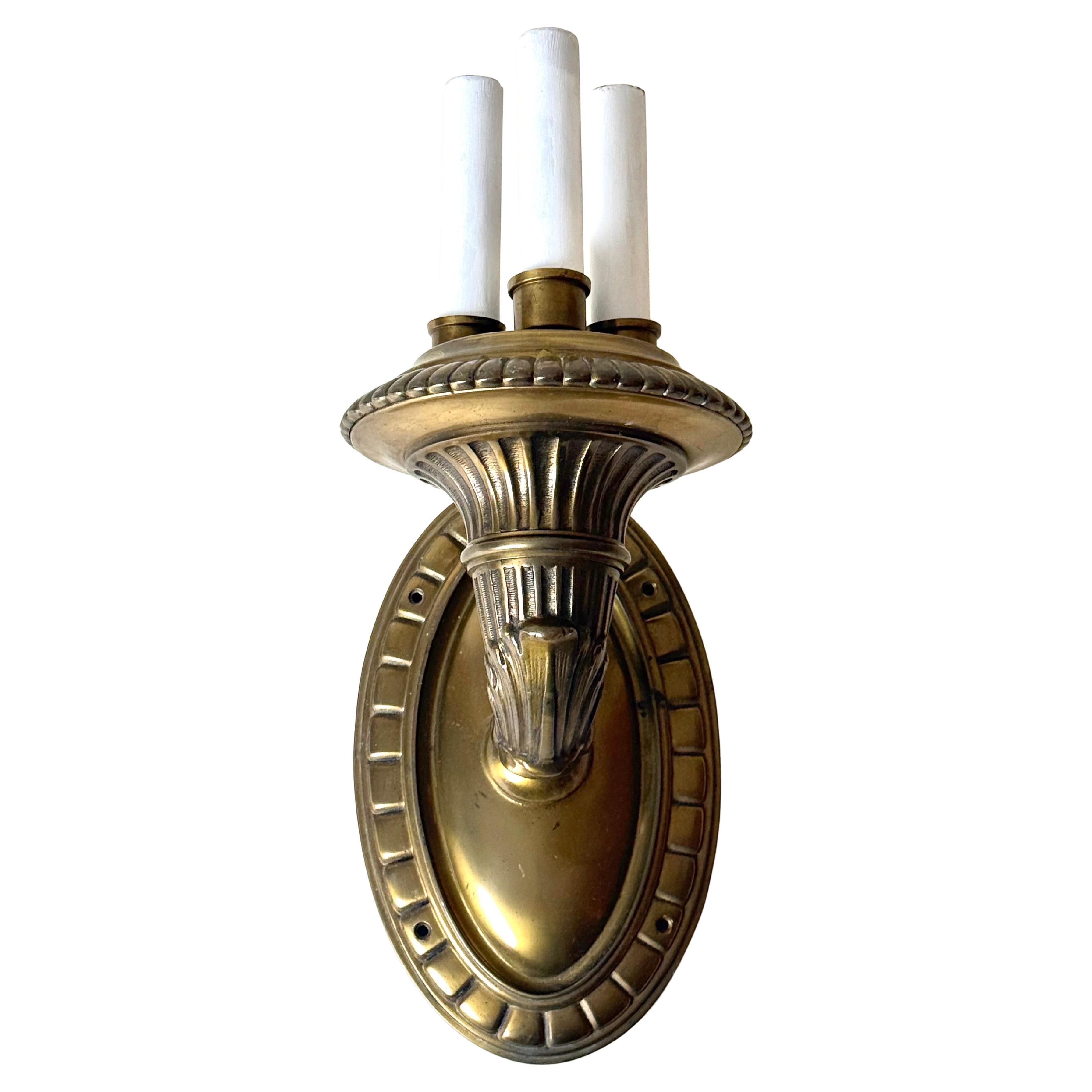 Antique Wall Sconce, Vintage Lighting Fixture, Elegant Design, Germany