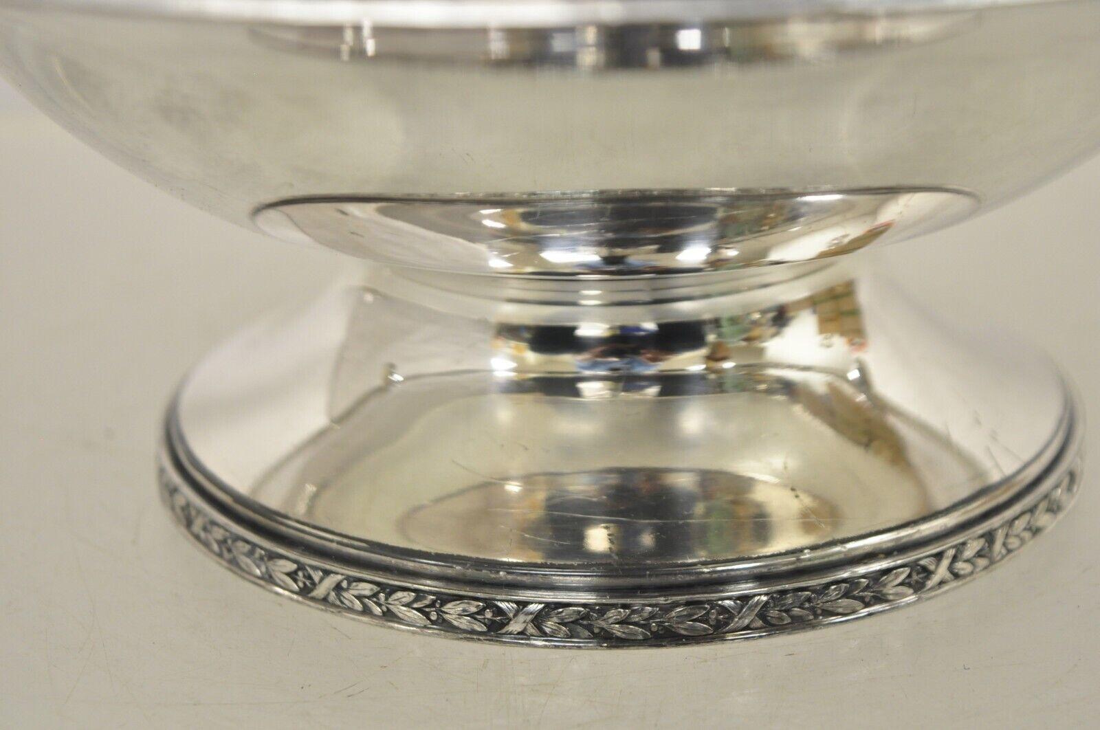 Antique Wallace Bros & Co. Silver Plated Victorian Butter Dish Reticulated Lid For Sale 5