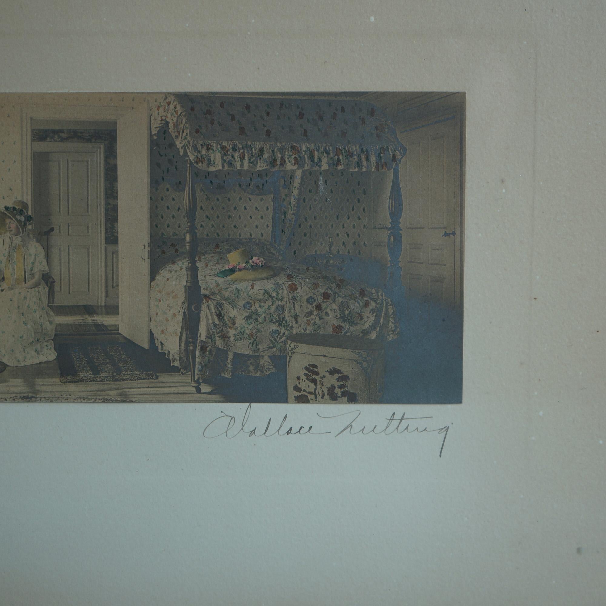 Antique Wallace Nutting Prints, ‘Lady Arabecca” & “A Fine Effect