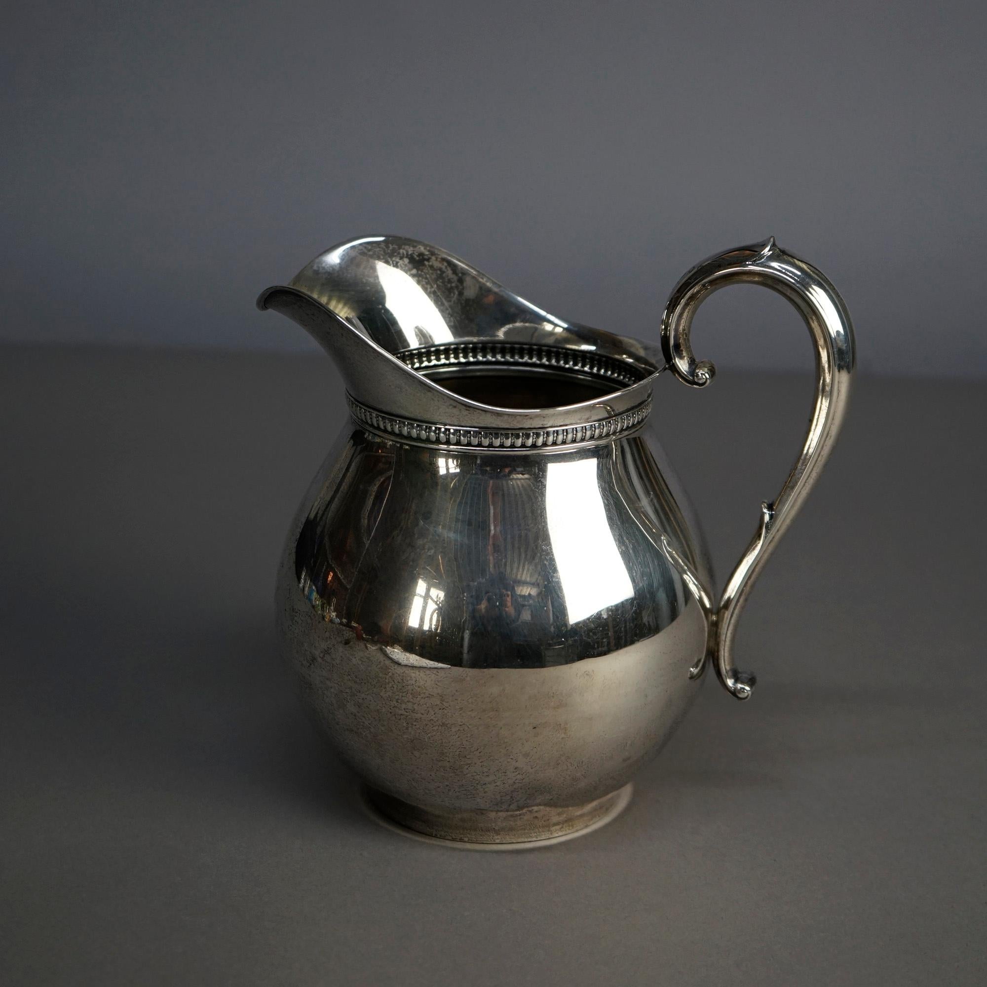 sterling silver pitcher value