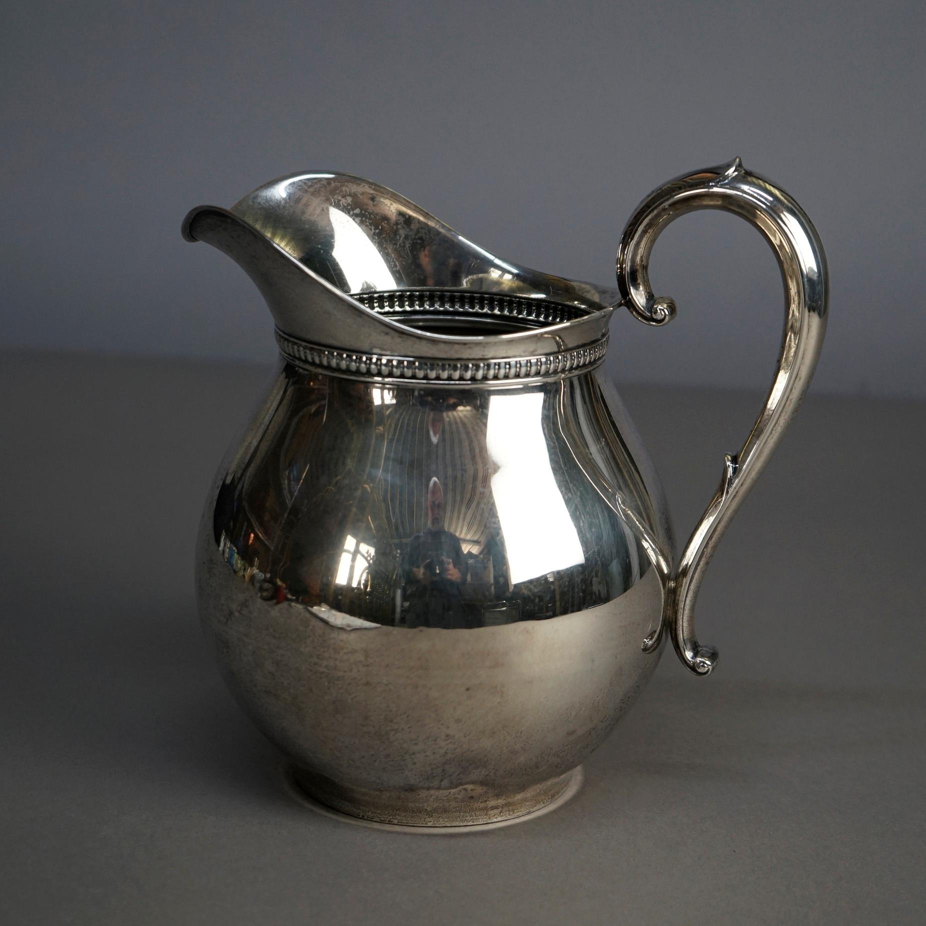 sterling silver pitcher vintage