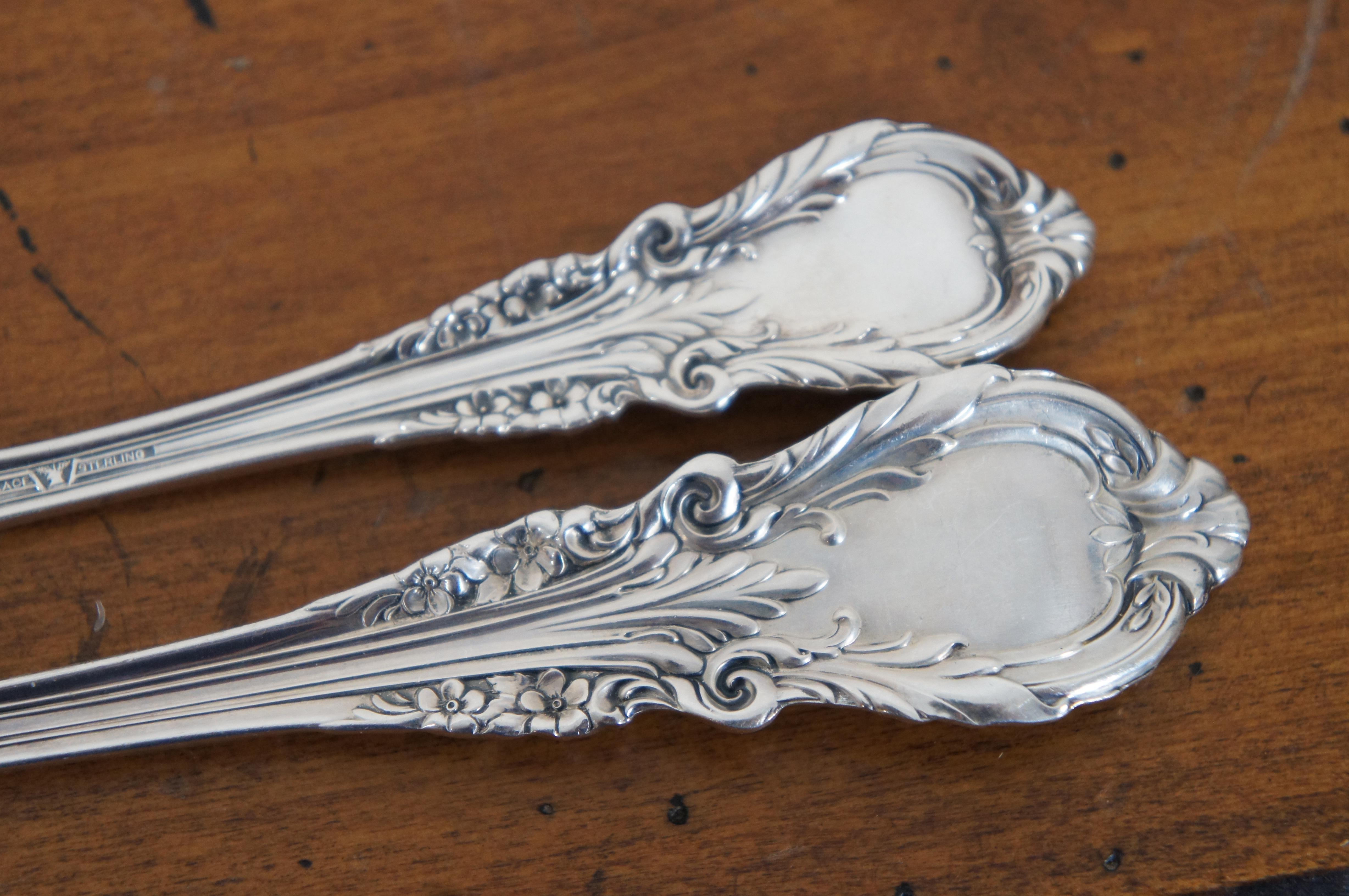 Antique Wallace Sterling Silver Sir Christopher Serving Spoon Butter Knife 149g 6