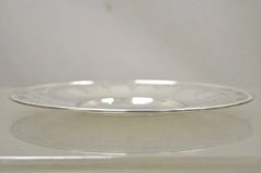 Antique Wallingford Silver Plated Victorian 10" Round Decorated Dish Platter