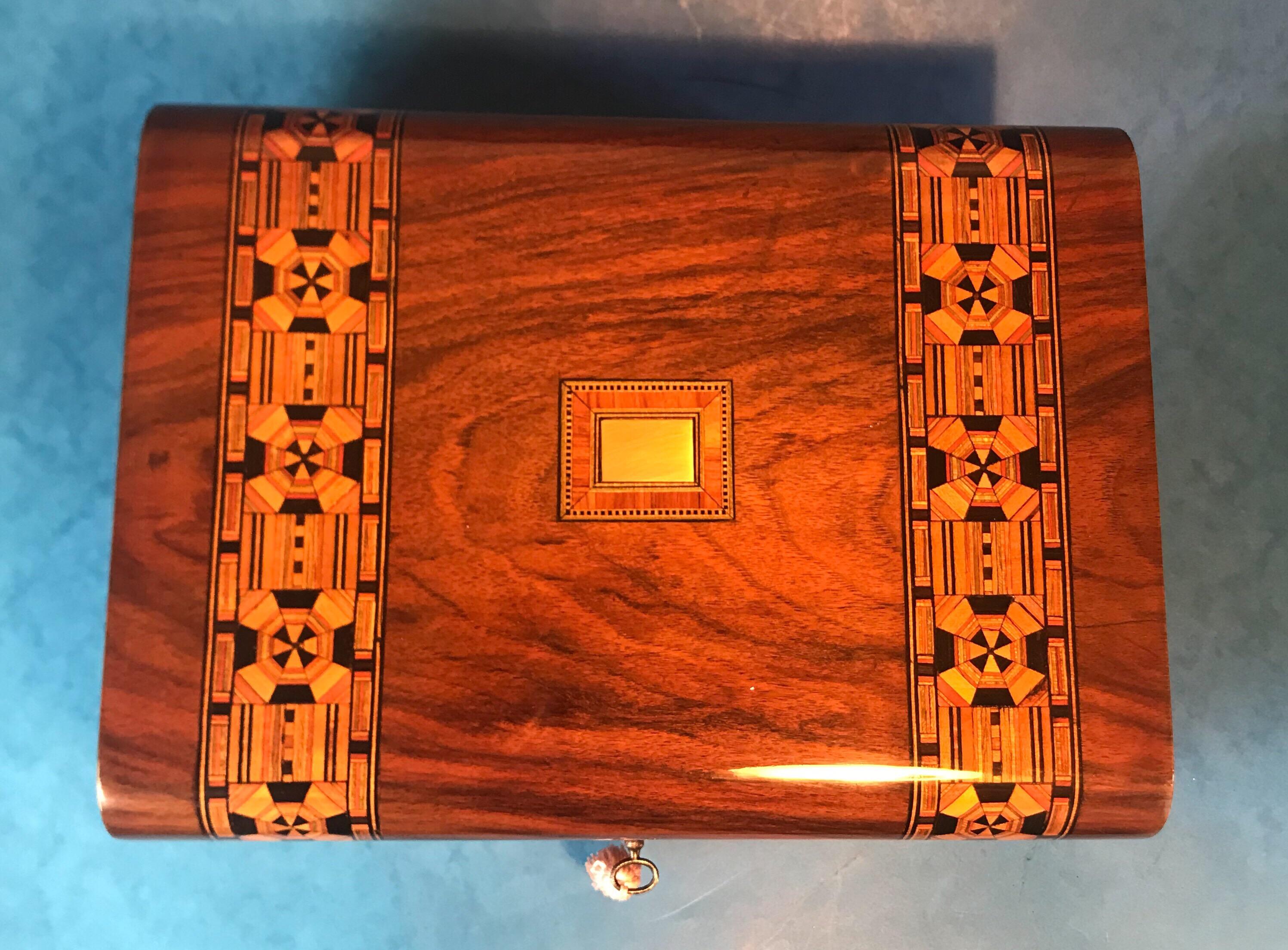 Other Antique Walnut 1880 Jewelry Box