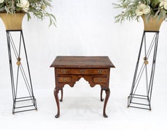 Antique Walnut 18th Century Queen Ann 3 Drawers Low Boy Good Condition