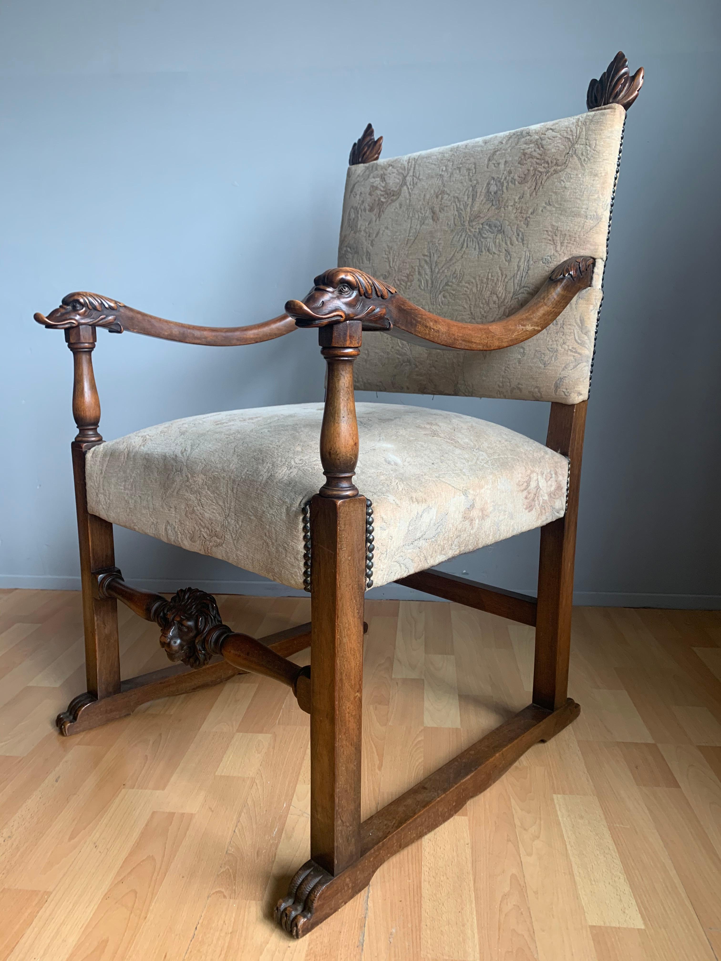 swan rocking chair antique
