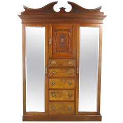 Armoire ancienne en noyer:: armoire en noyer:: commode:: Ecosse 1900