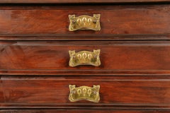 Antique Walnut Cabinet, Art Nouveau File Cabinet, Scotland, 1910