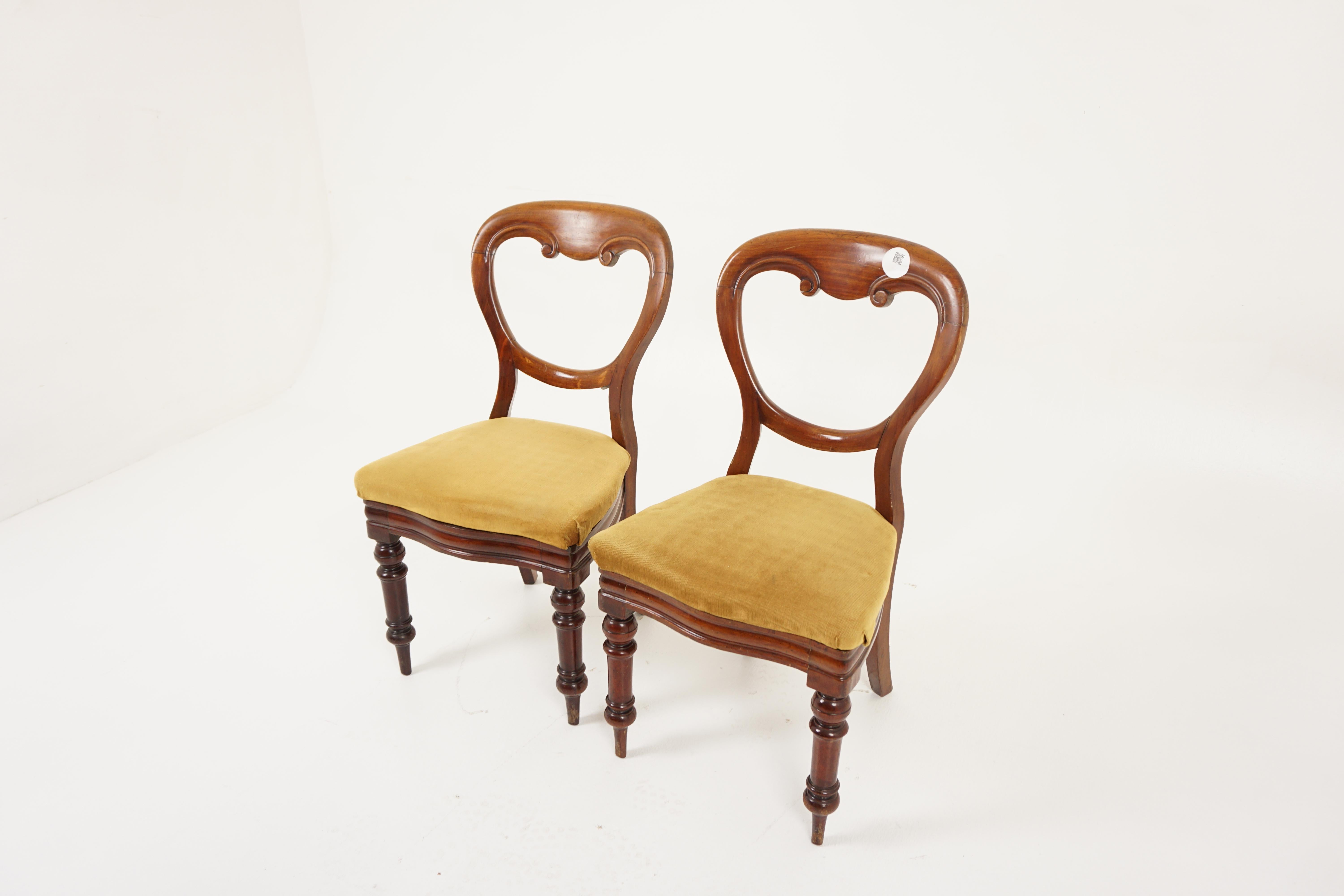 antique victorian side chairs