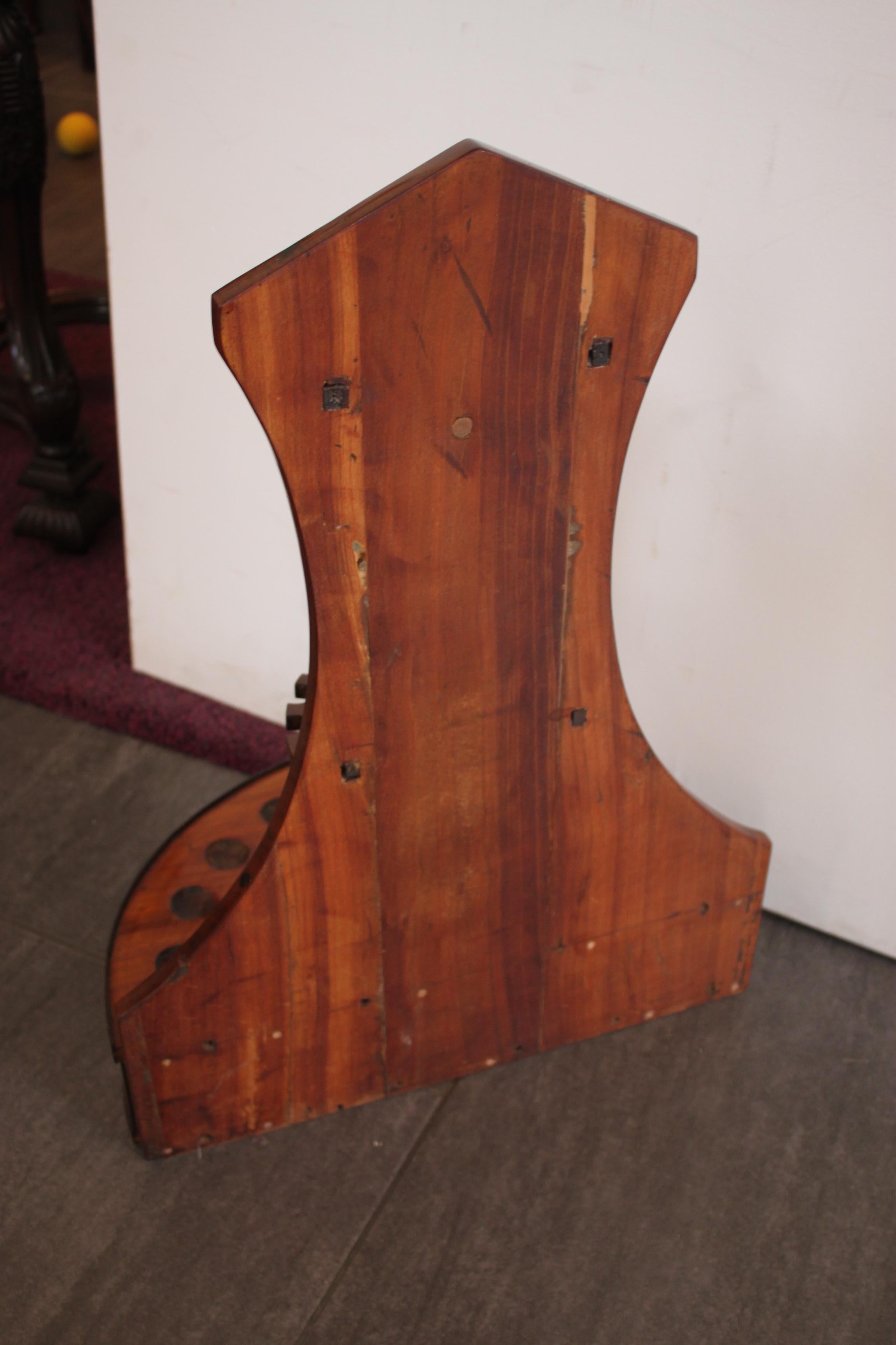 Antique Walnut and Cherry Pipe Stand For Sale 1