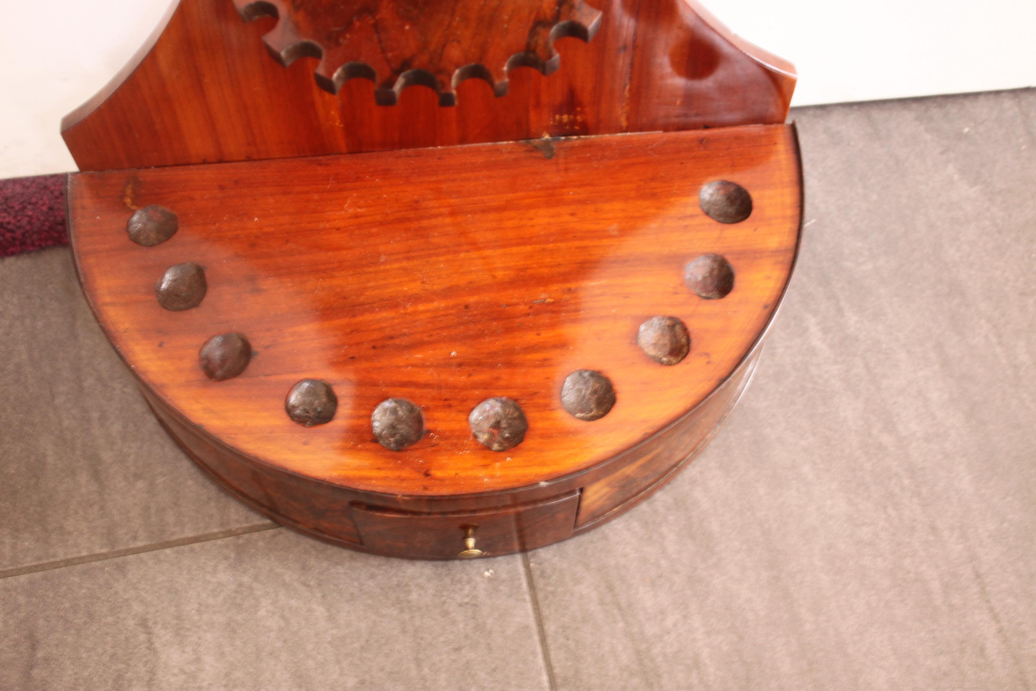 Antique Walnut and Cherry Pipe Stand For Sale 3