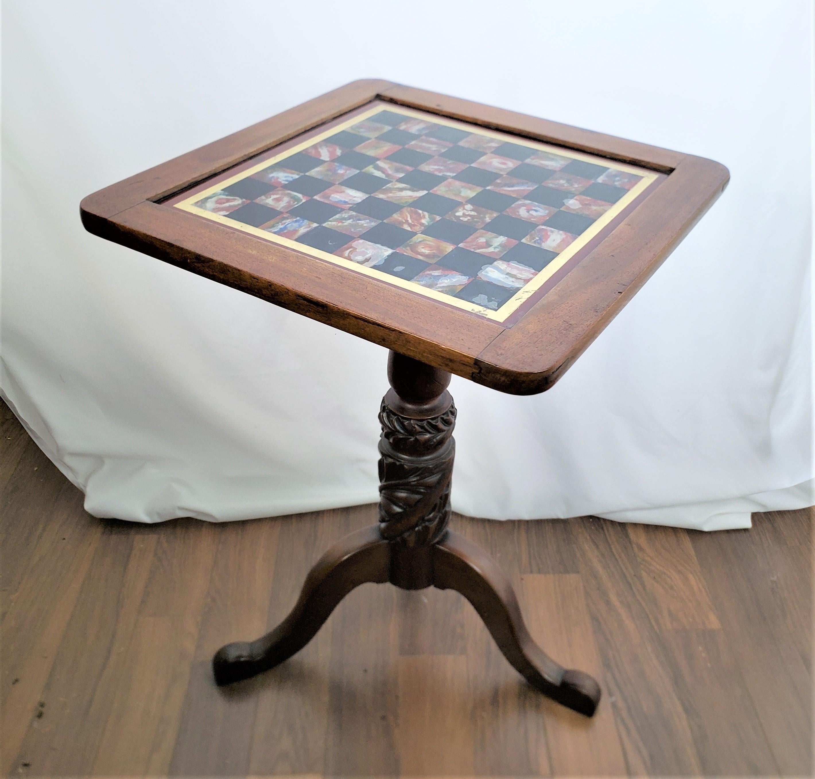 checkers game table