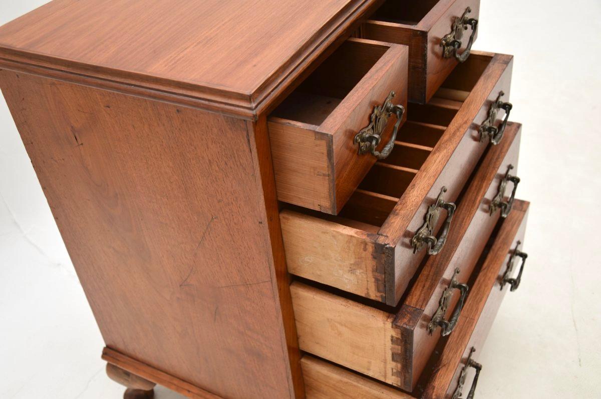 Early 20th Century Antique Walnut Chest of Drawers For Sale