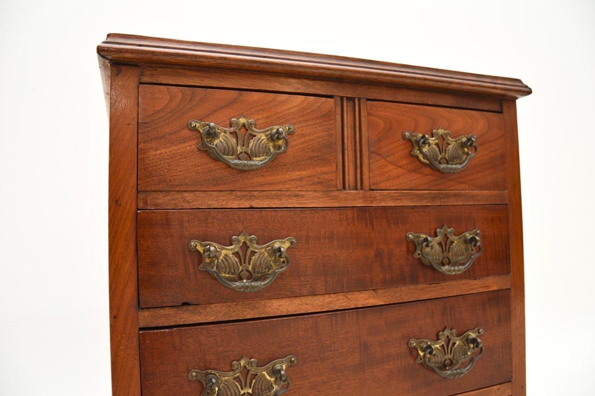 Antique Walnut Chest of Drawers For Sale 3