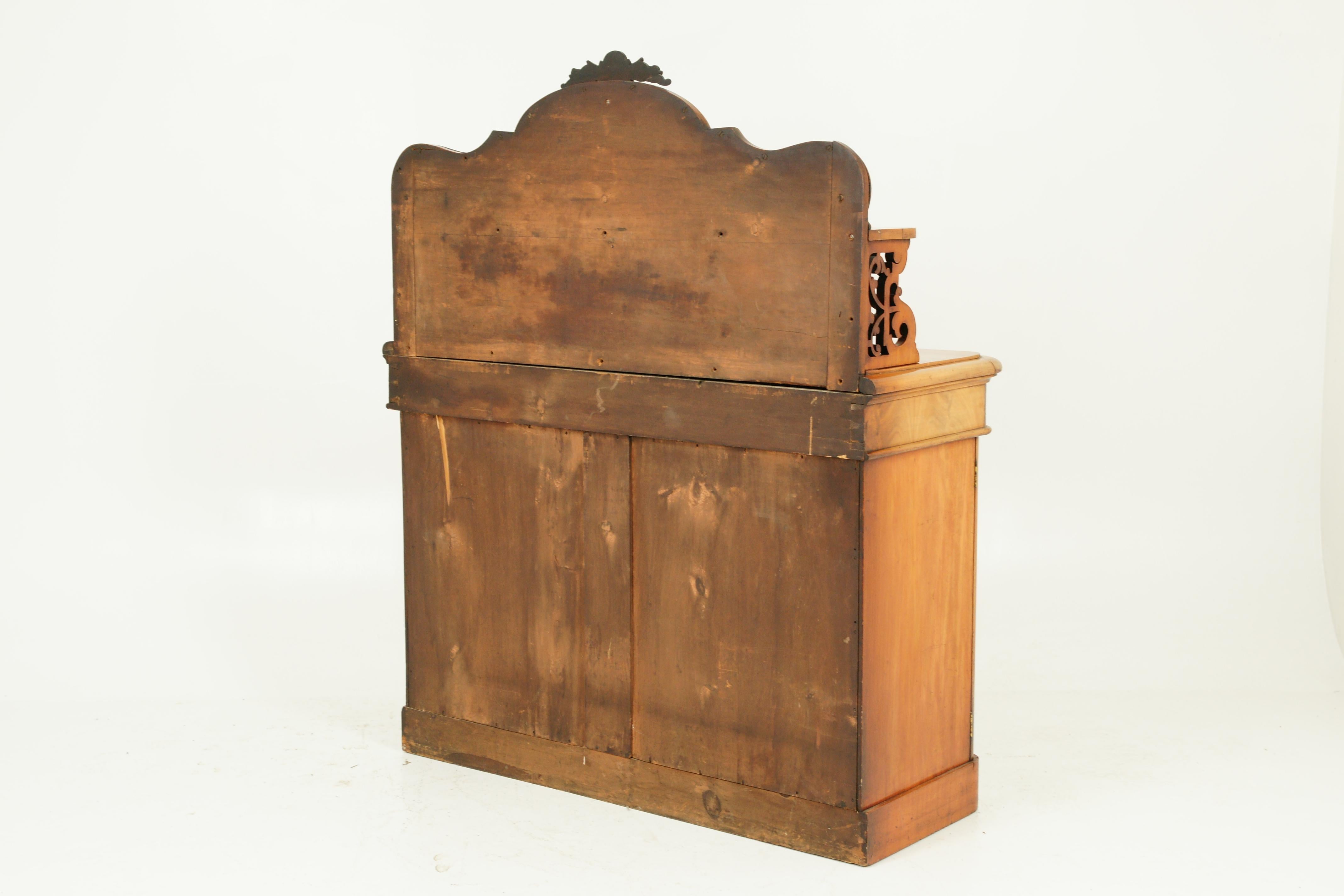 Antique Walnut Chiffonier, Walnut Sideboard, Victorian, Scotland 1870, B1597 2