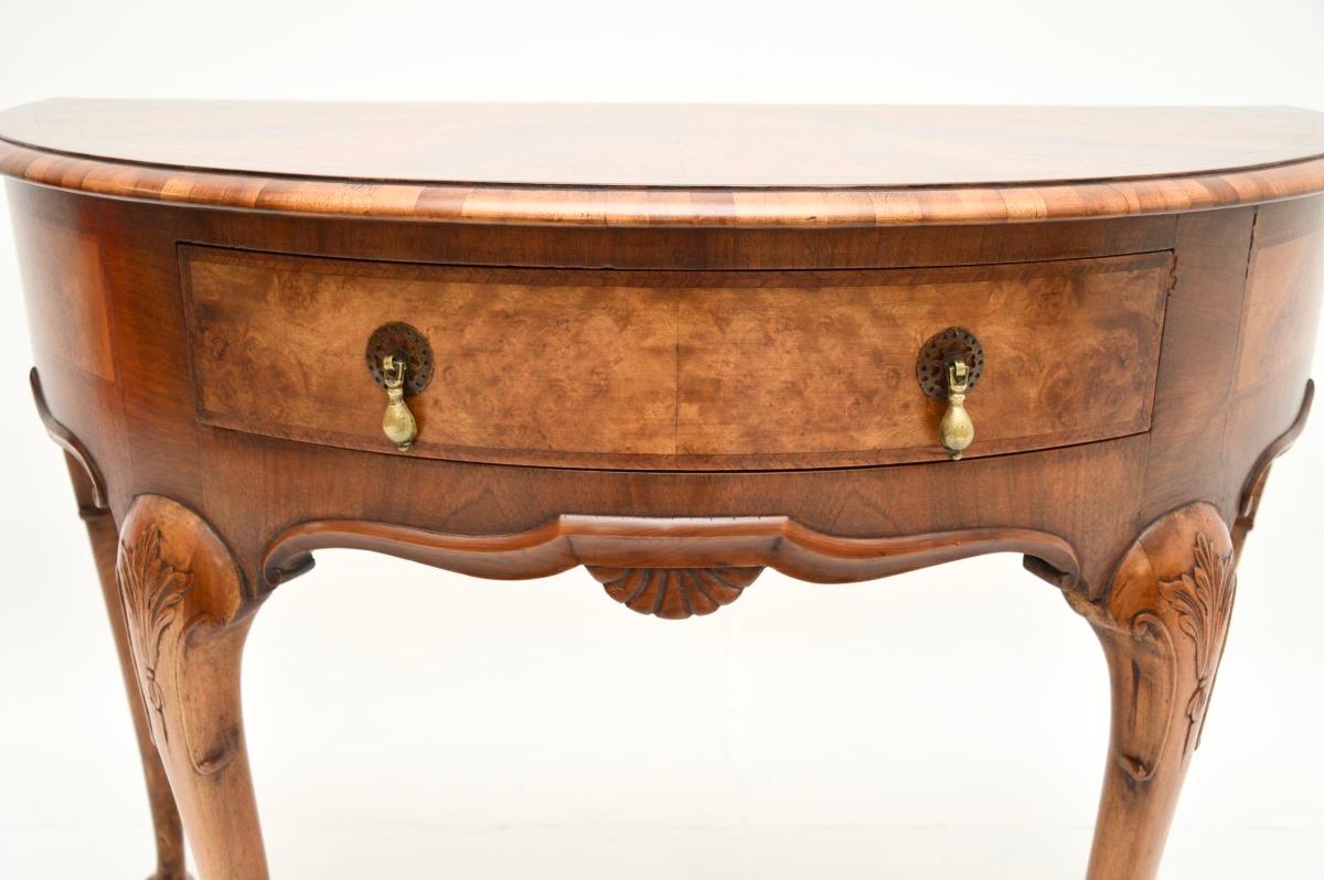 Antique Walnut Console Table by Hamptons of Pall Mall 2