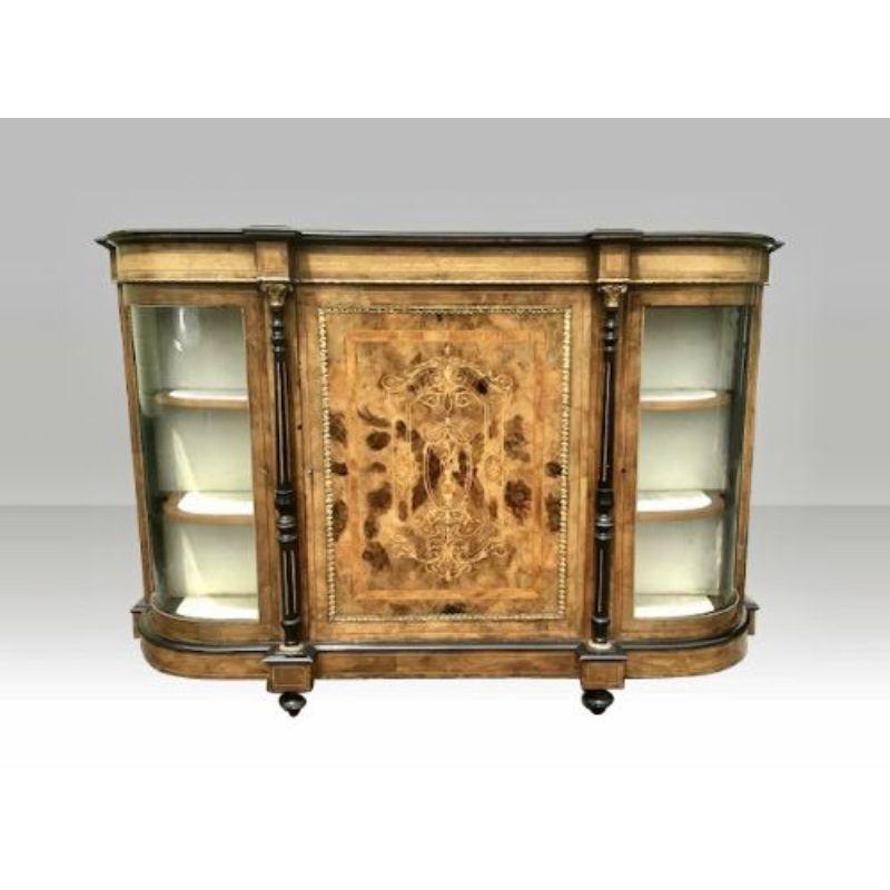 Antique Walnut Credenza, Hall, Side Cabinet For Sale 3