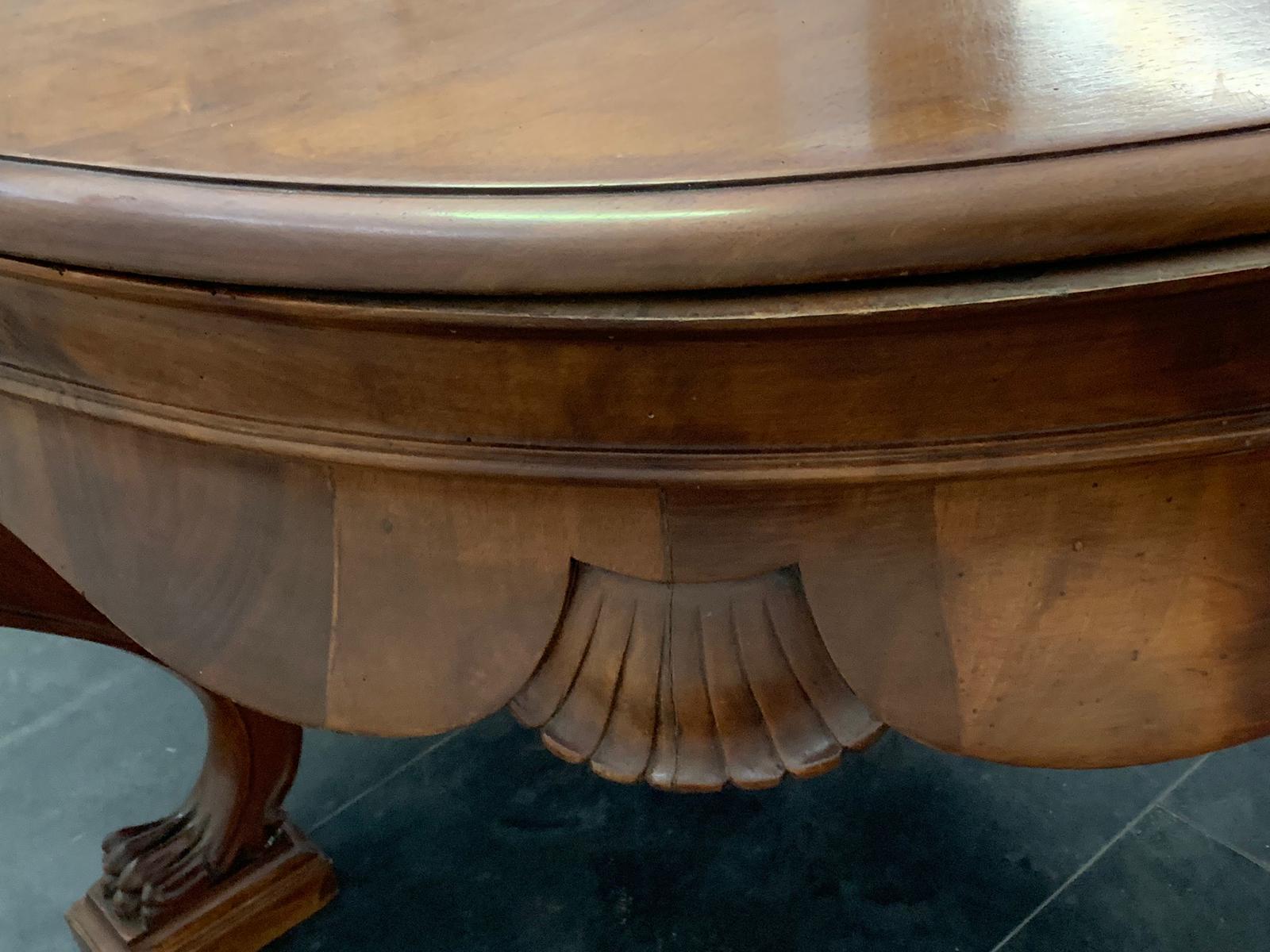 Antique Walnut Directory Table For Sale 1