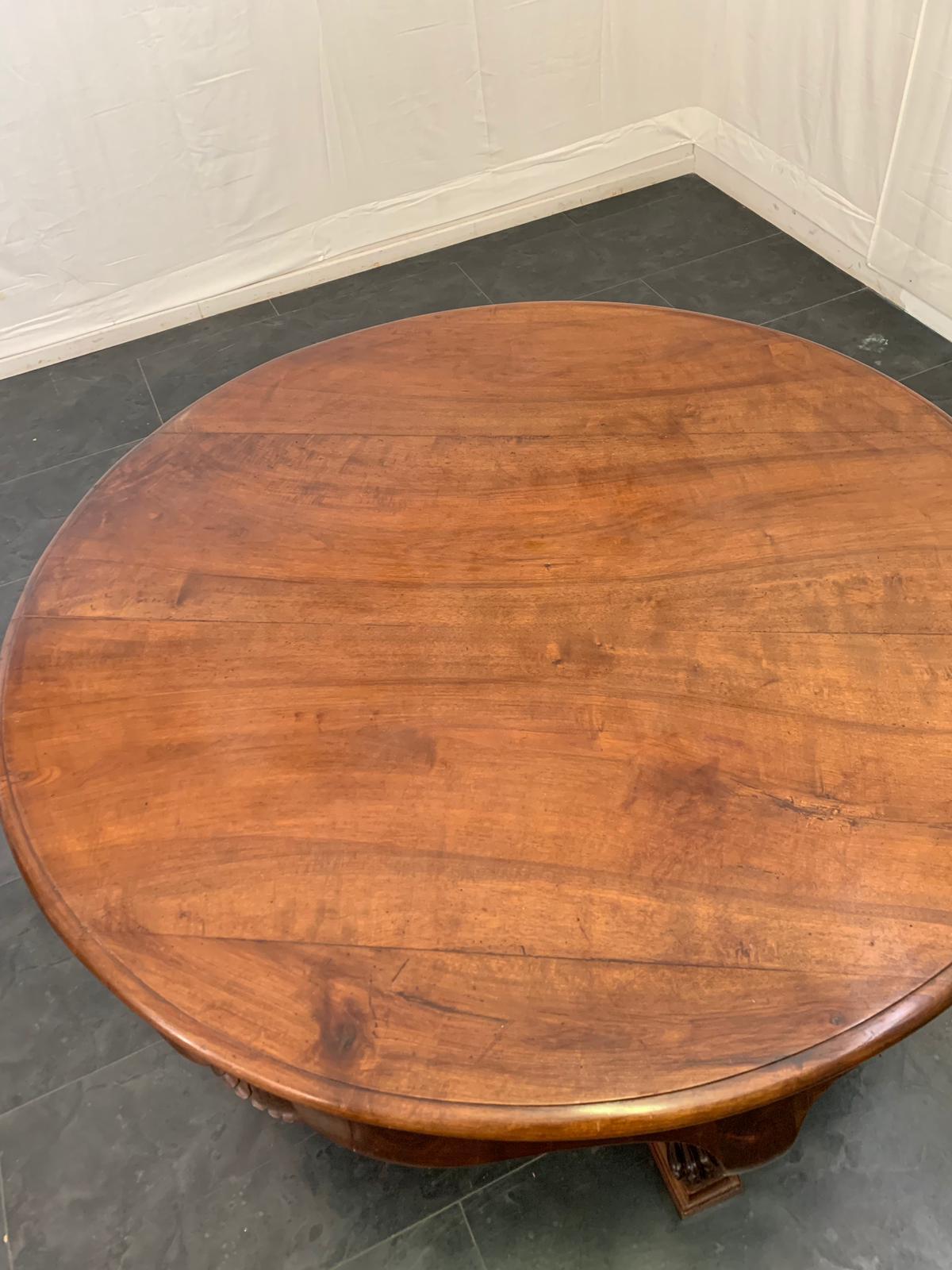 Antique Walnut Directory Table For Sale 3