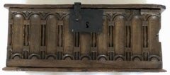 Antique Walnut Document Box 17th Century