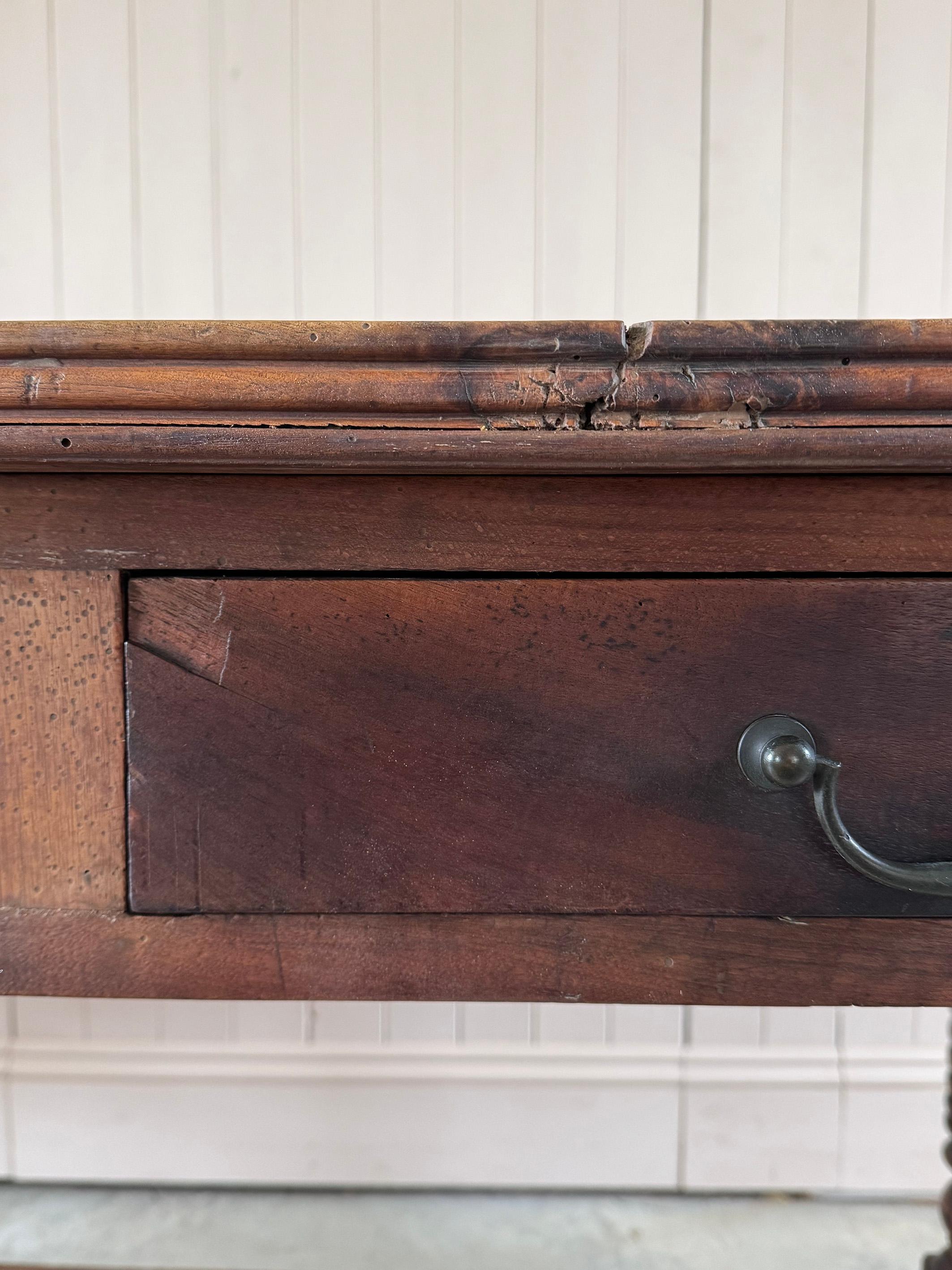 Table de drapier ancienne en noyer Bon état à Cirencester, GB