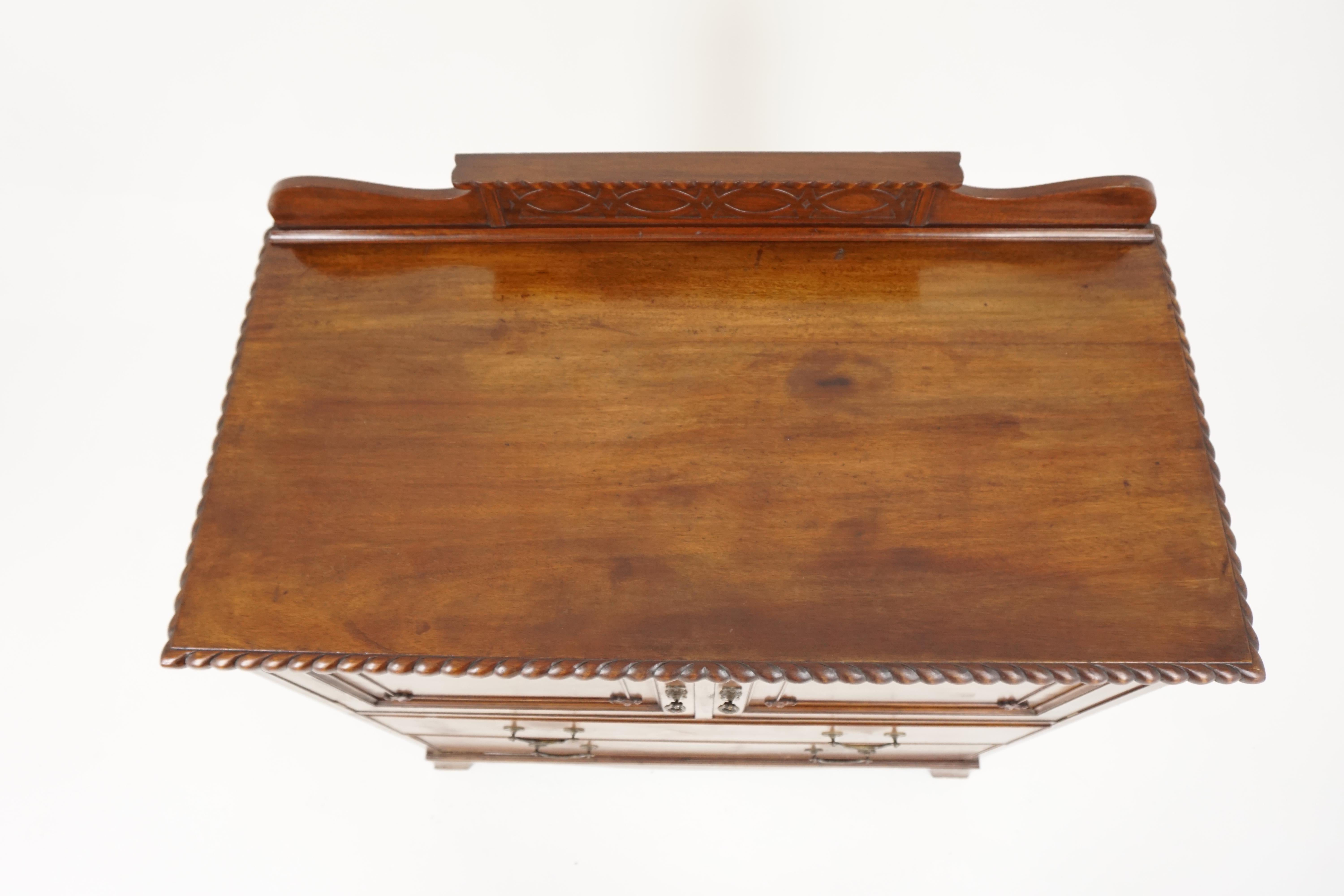 Ancienne commode en noyer:: Commode Edouardienne:: Ecosse 1910:: B1826A Bon état à Vancouver, BC