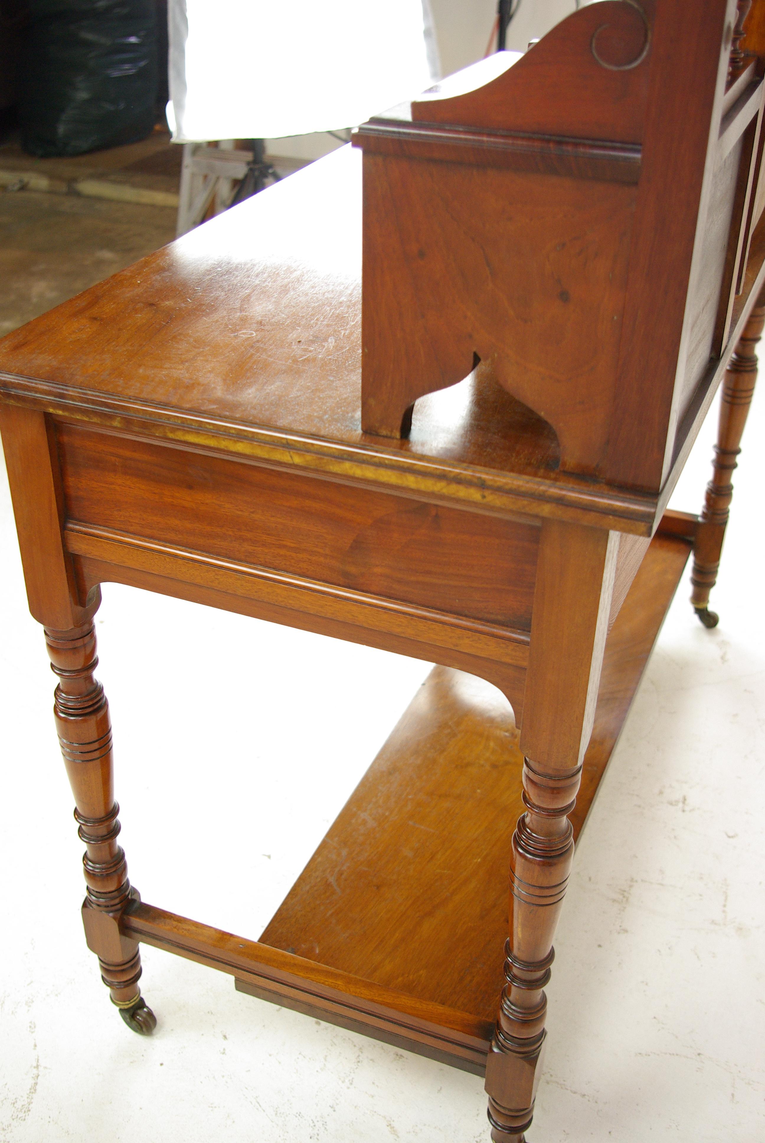 Antique Walnut Dresser, Vintage Dresser, Make Up Table, Antique Furniture 4