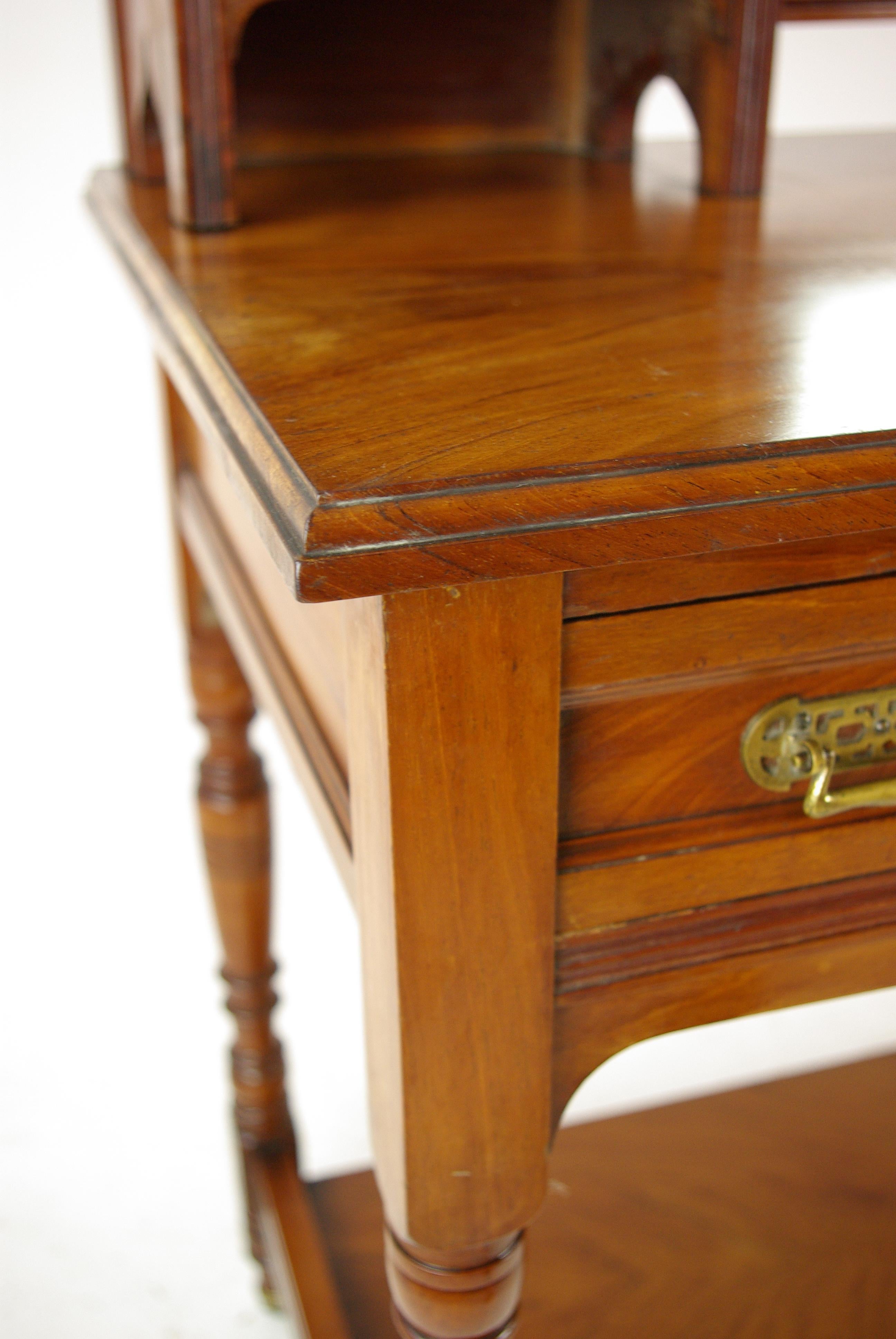 Antique Walnut Dresser, Vintage Dresser, Make Up Table, Antique Furniture In Good Condition In Vancouver, BC
