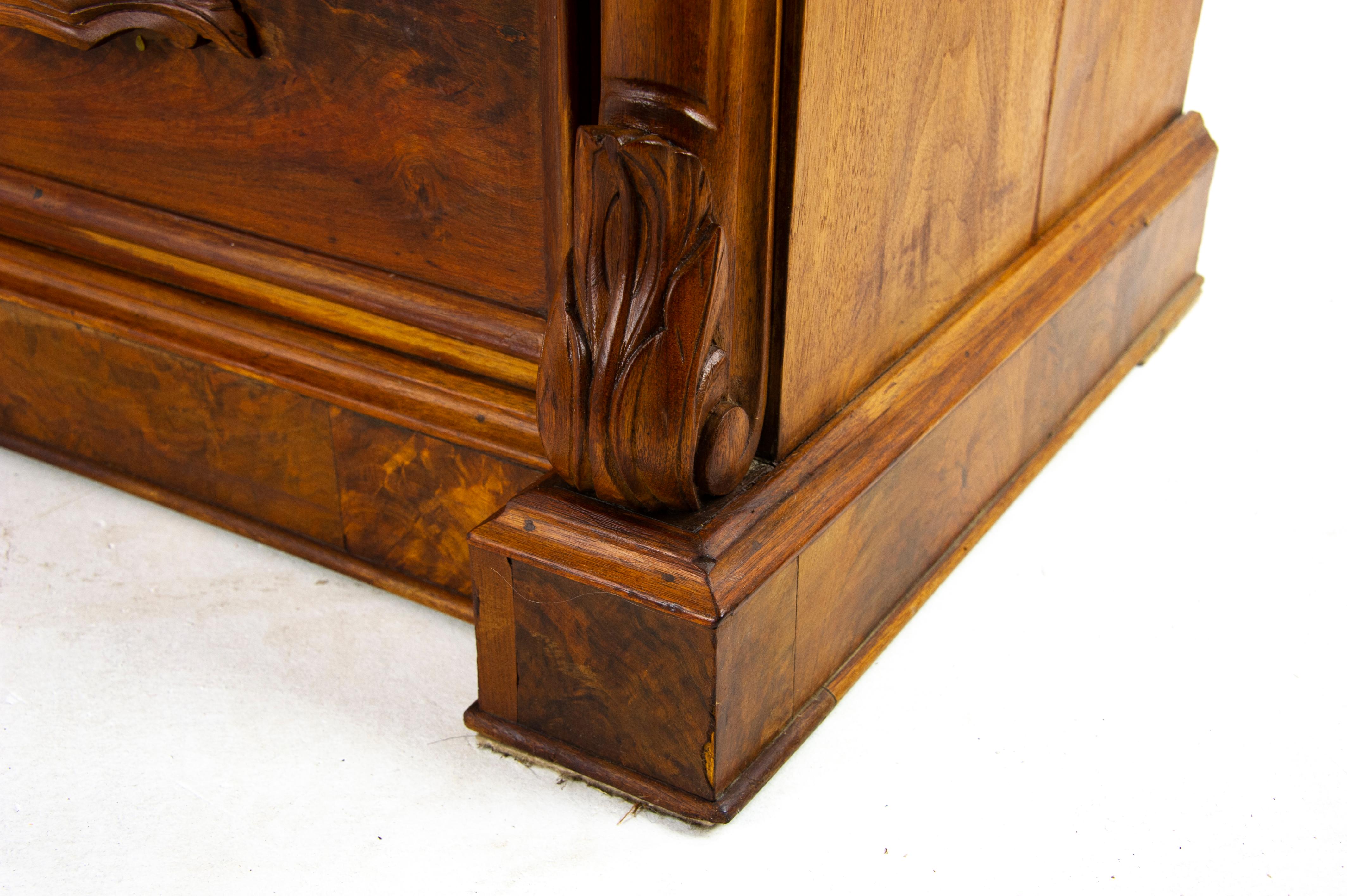 Ancienne commode en noyer:: commode vintage:: noyer:: East Lake:: Amérique:: 1880:: B1485 4