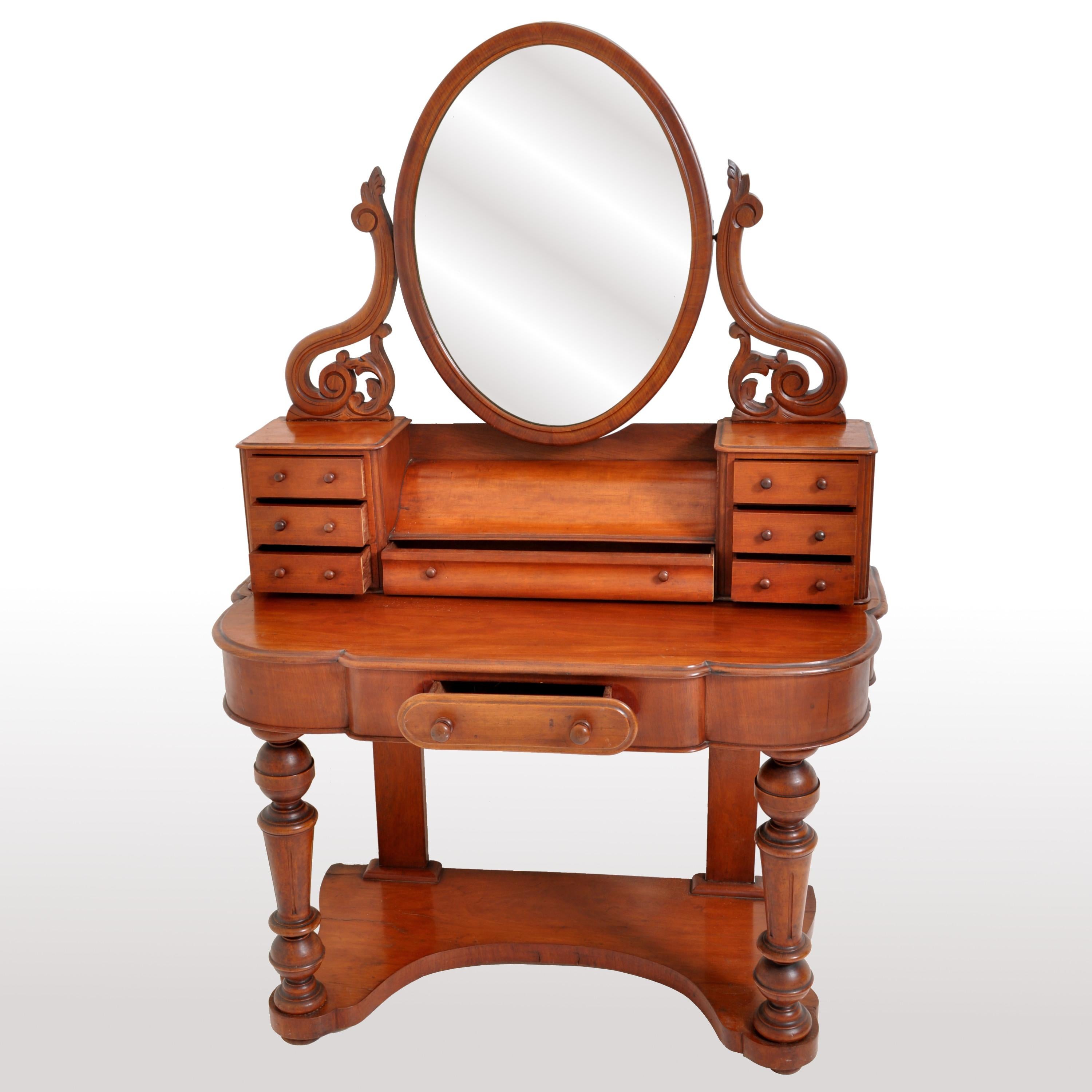 antique walnut dressing table