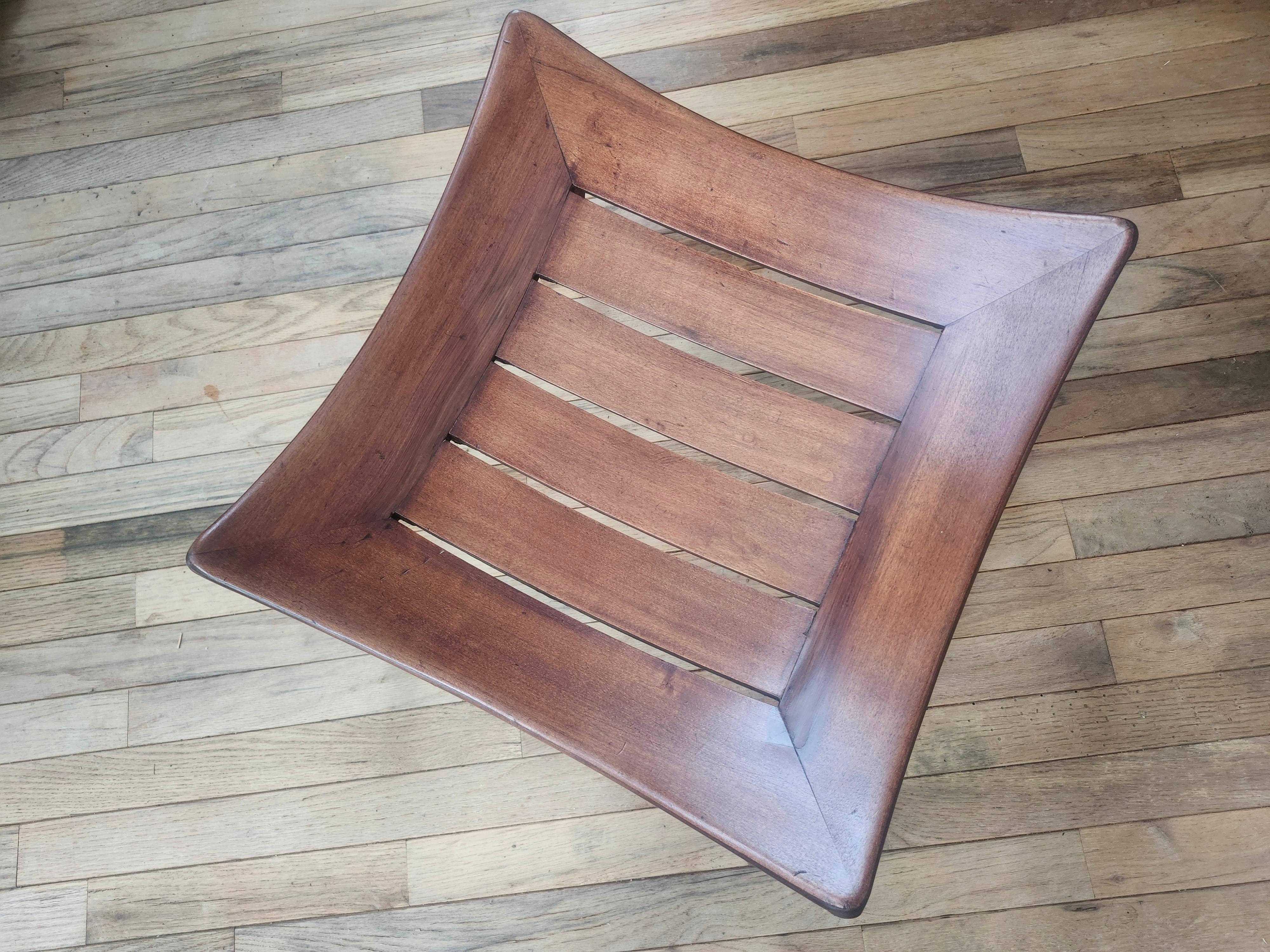 Antike Nussbaum ägyptischen Wiedergeburt Theben Hocker C1875 im Angebot 1