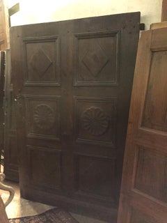 Antique Walnut Entry Door