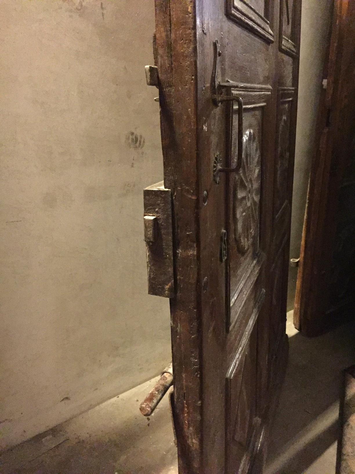 Antique Walnut Entry Door 2