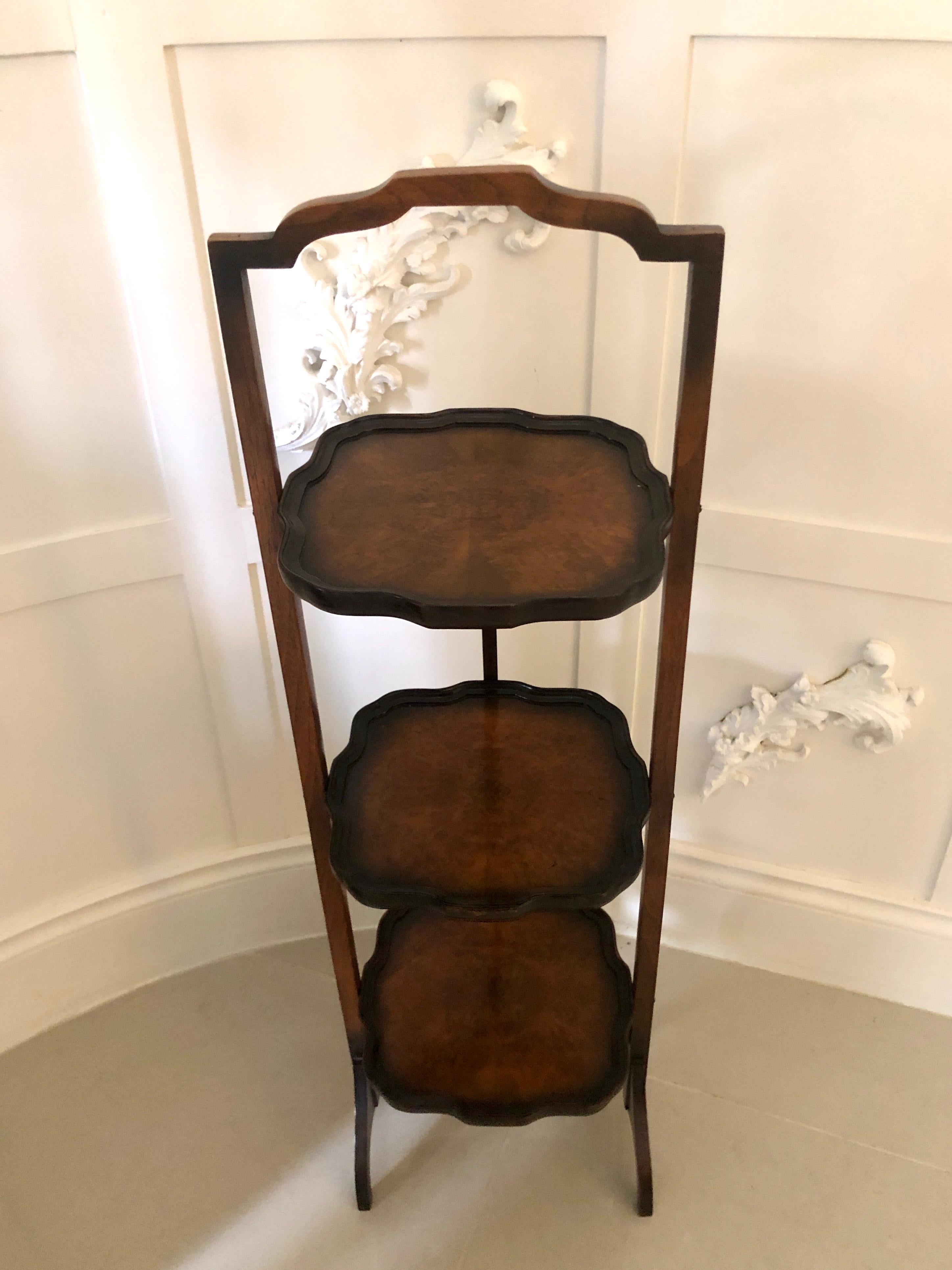antique 3 tier cake stand