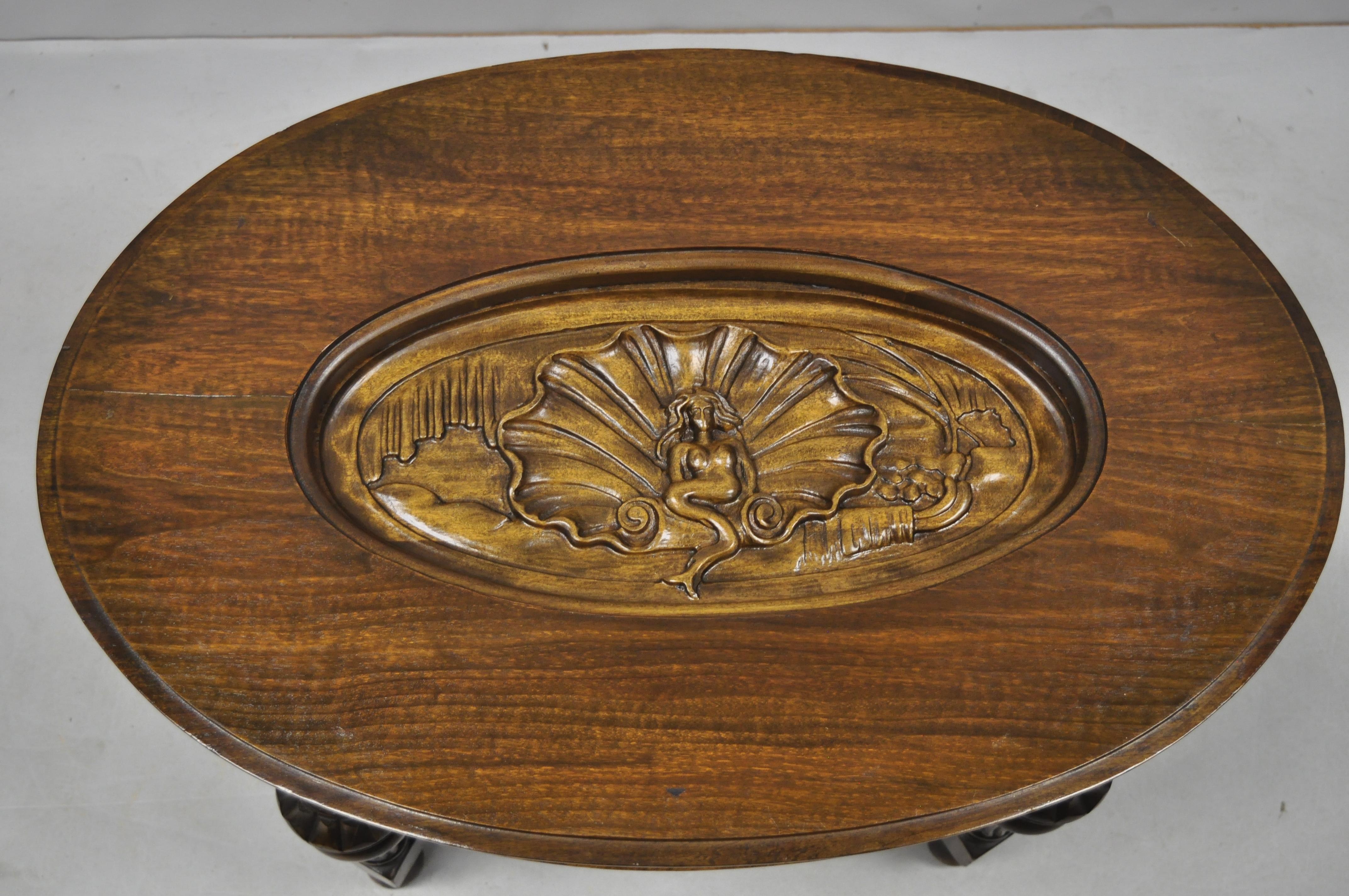 vintage mermaid coffee table
