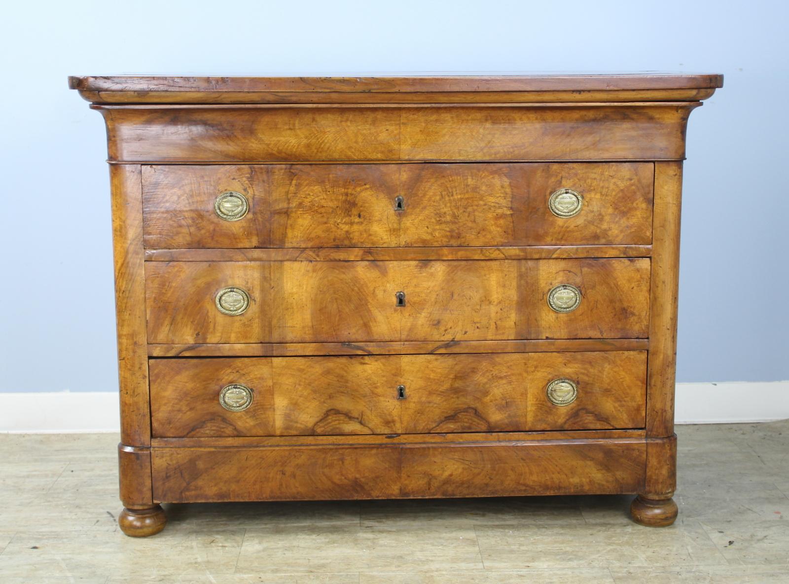 French Antique Walnut Louis Philippe Commode