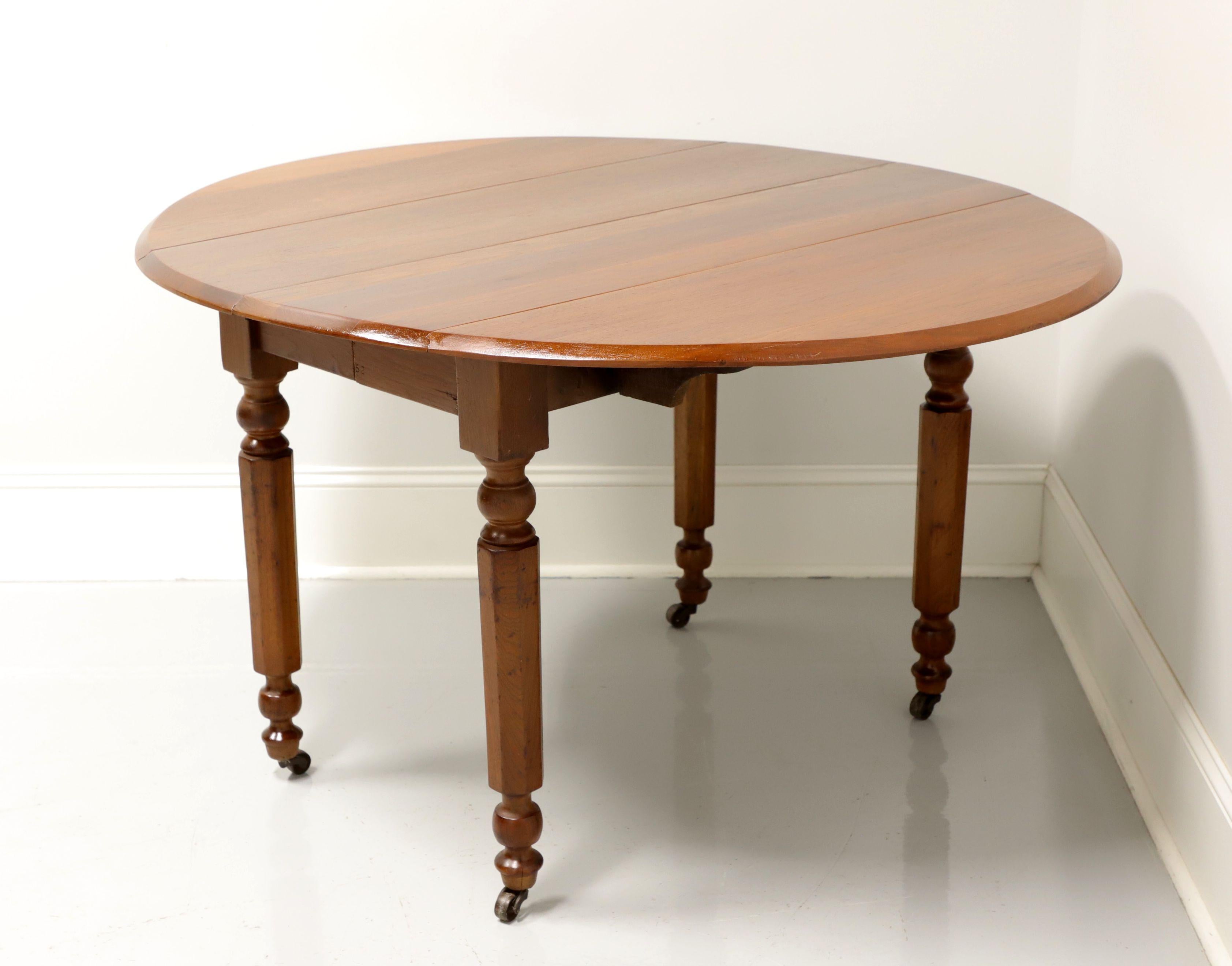 antique drop leaf dining table