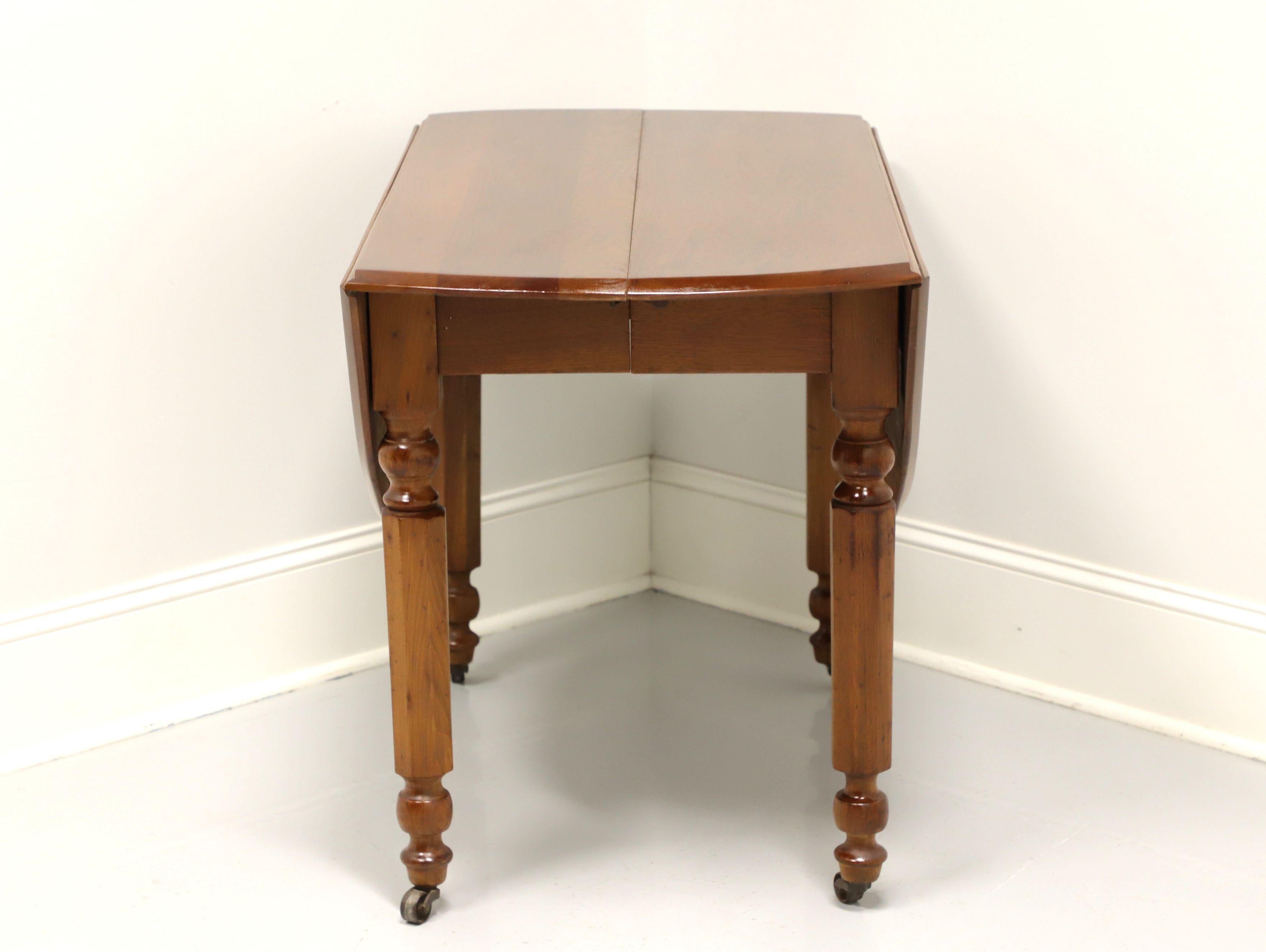antique oval drop leaf table