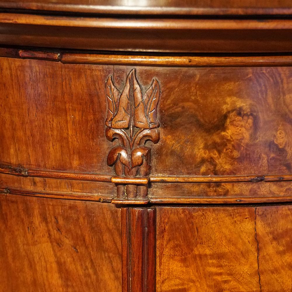 Victorian Antique walnut post-box drinks cabinet