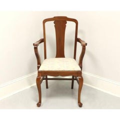 Antique Walnut Queen Anne Armchair