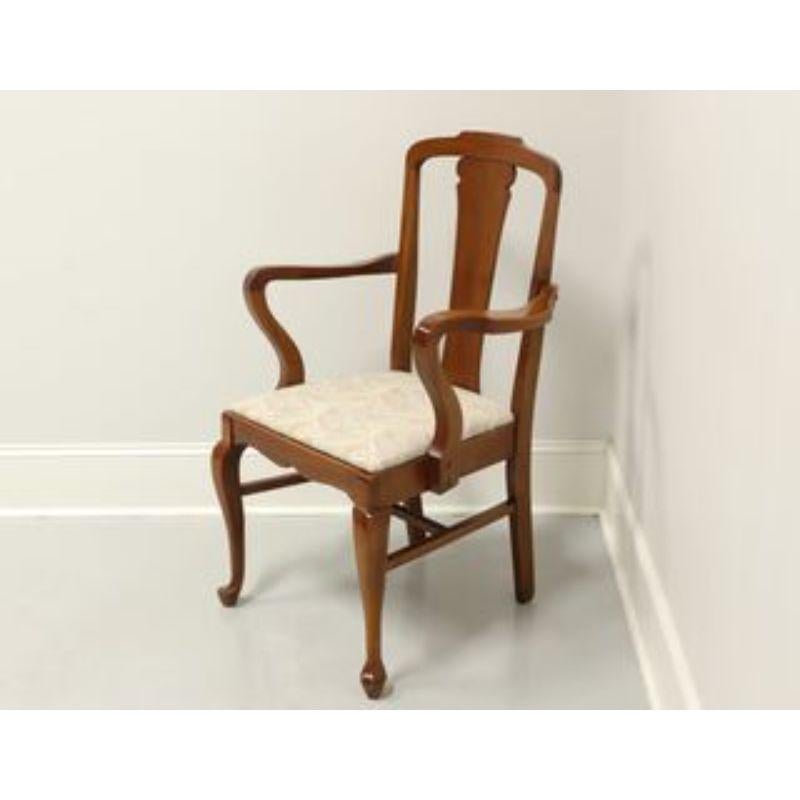 American Antique Walnut Queen Anne Armchair For Sale