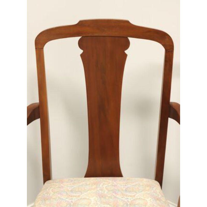 Antique Walnut Queen Anne Armchair For Sale 1