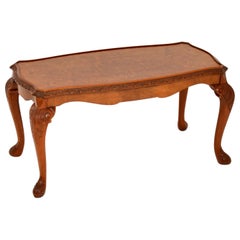 Antique Walnut Queen Anne Coffee Table